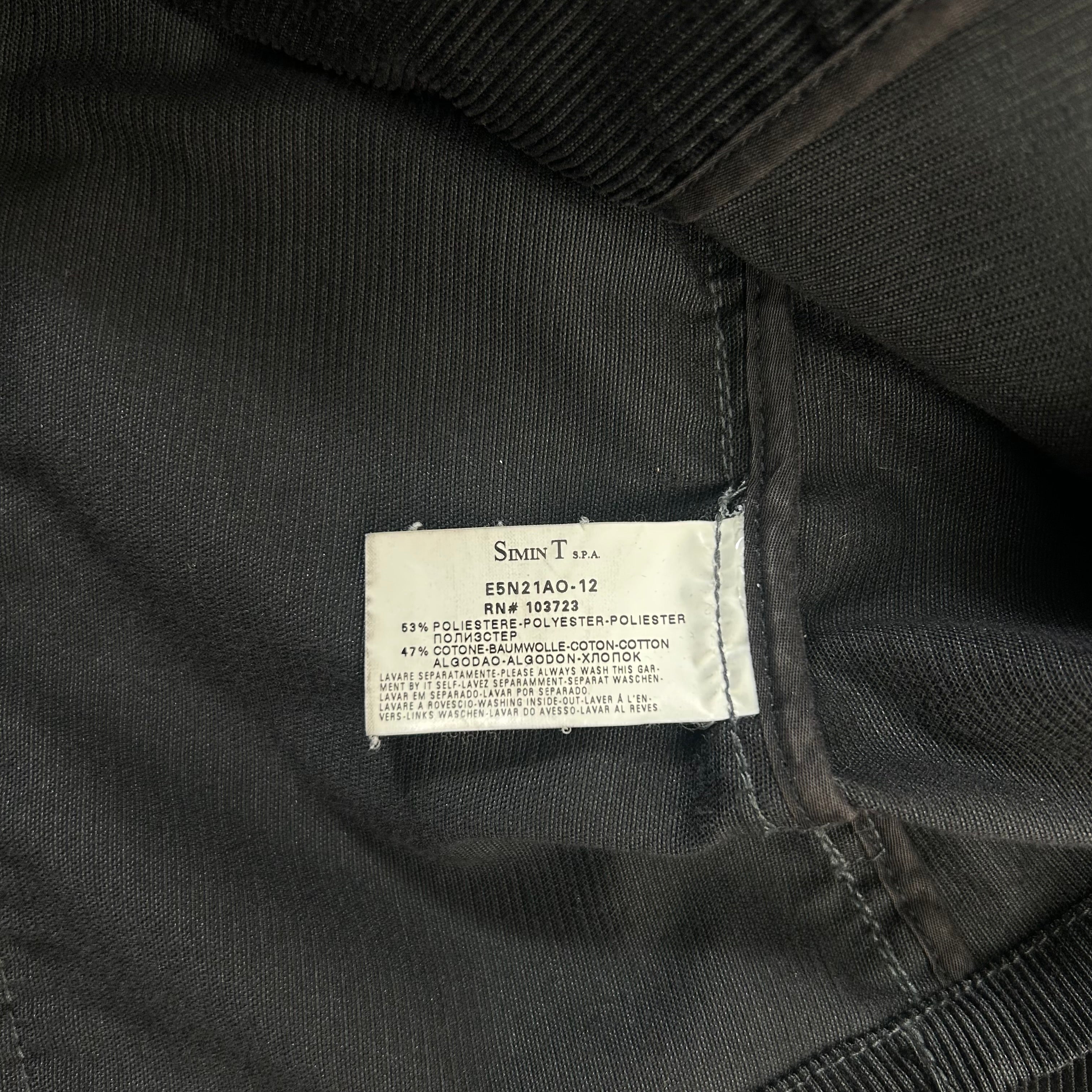 Armani Jeans Victorian Black Corduroy Jacket