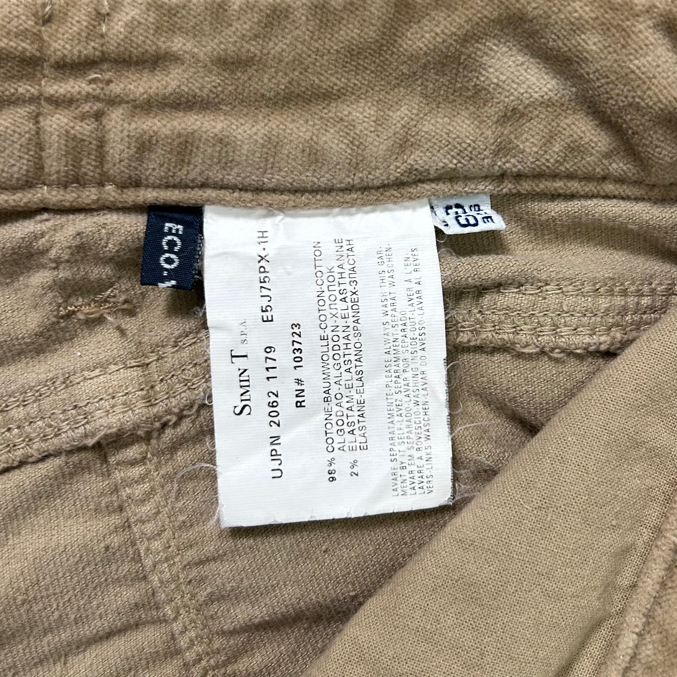 Armani Classic 2000s Velour Straight Leg Pants