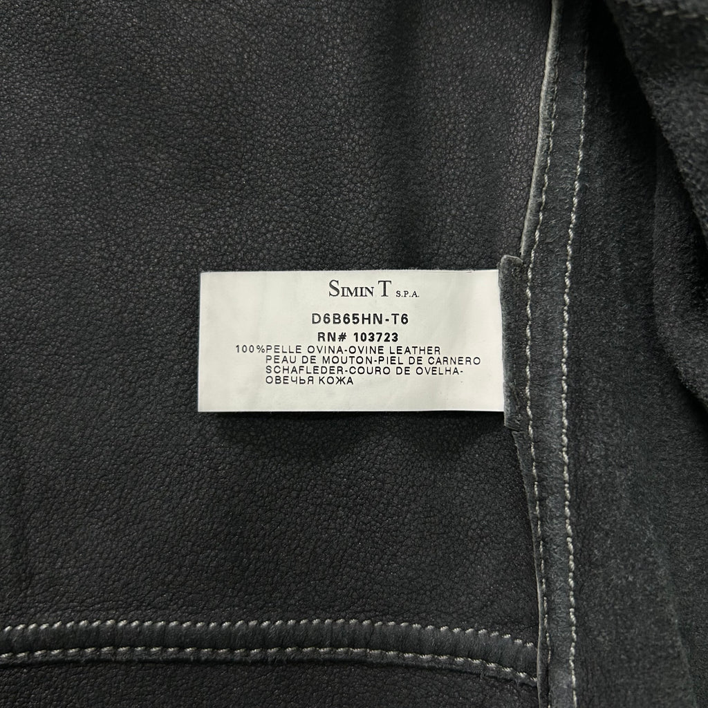 Armani Jeans 2000s Elegant Sport Ovine Leather Jacket