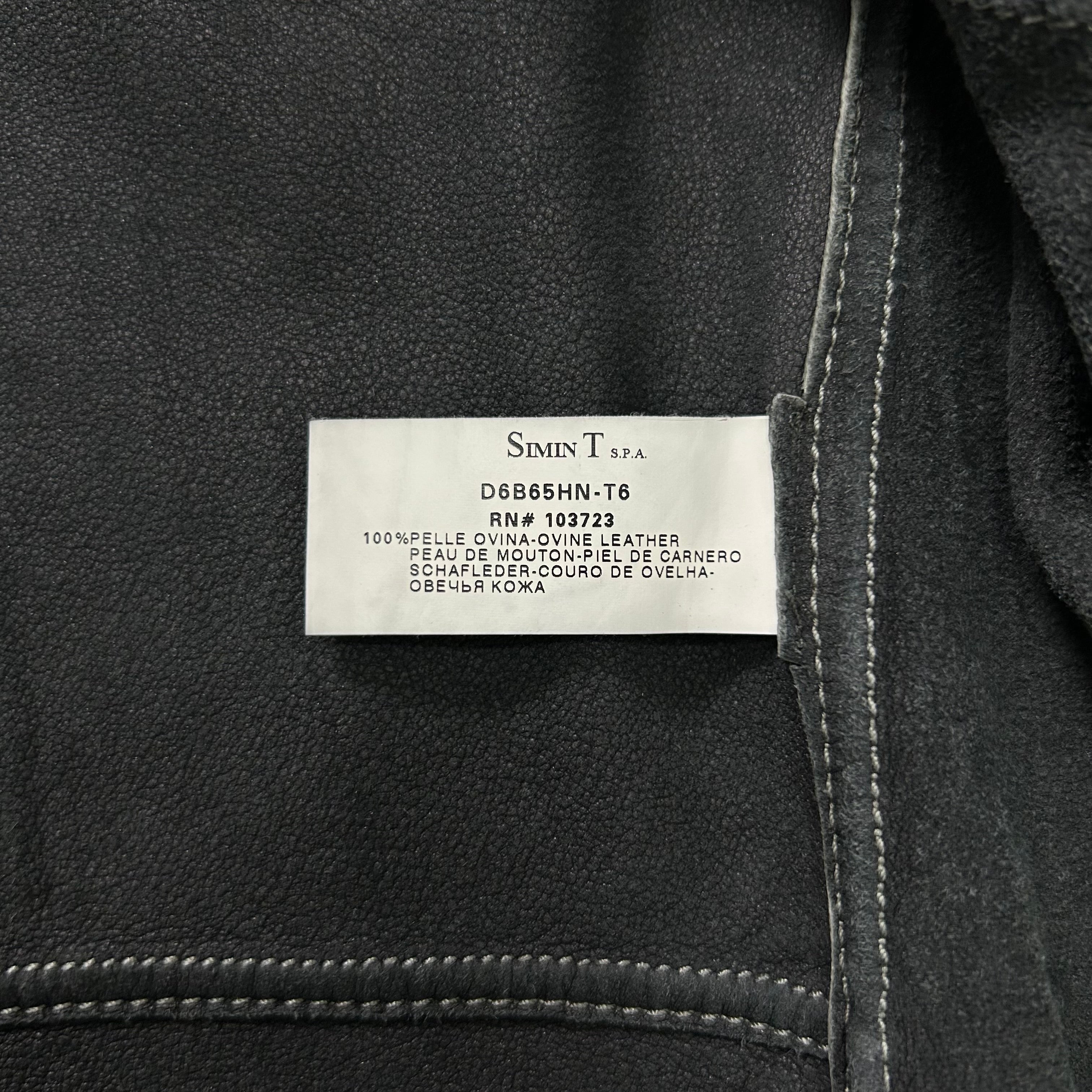 Armani Jeans 2000s Elegant Sport Ovine Leather Jacket