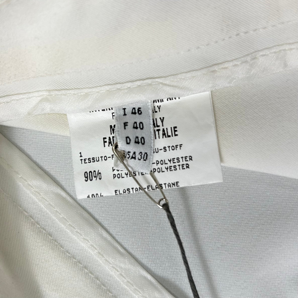 Marithé + François Girbaud White Straight Leg Pants