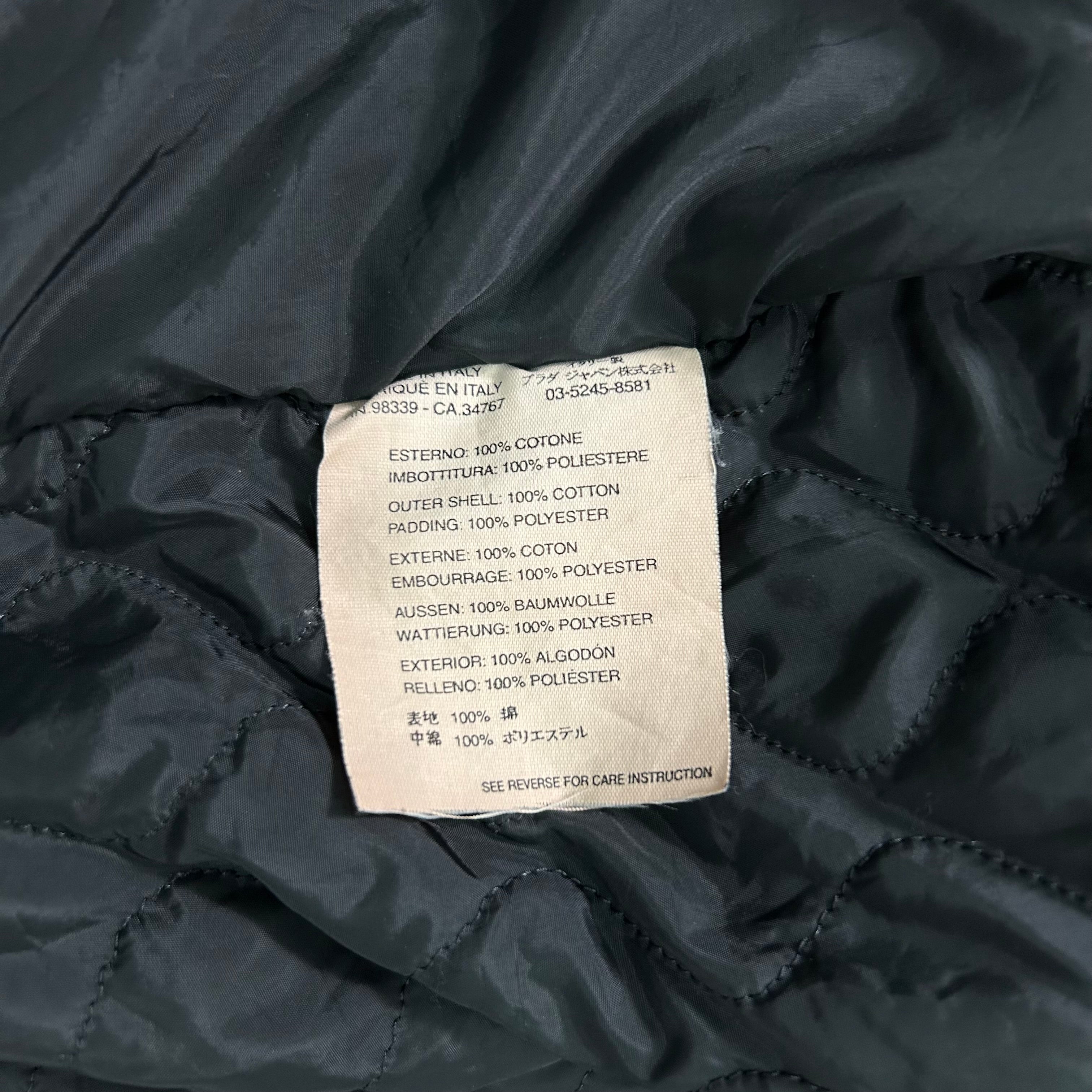 Prada Kimono Double Layer Green Jacket