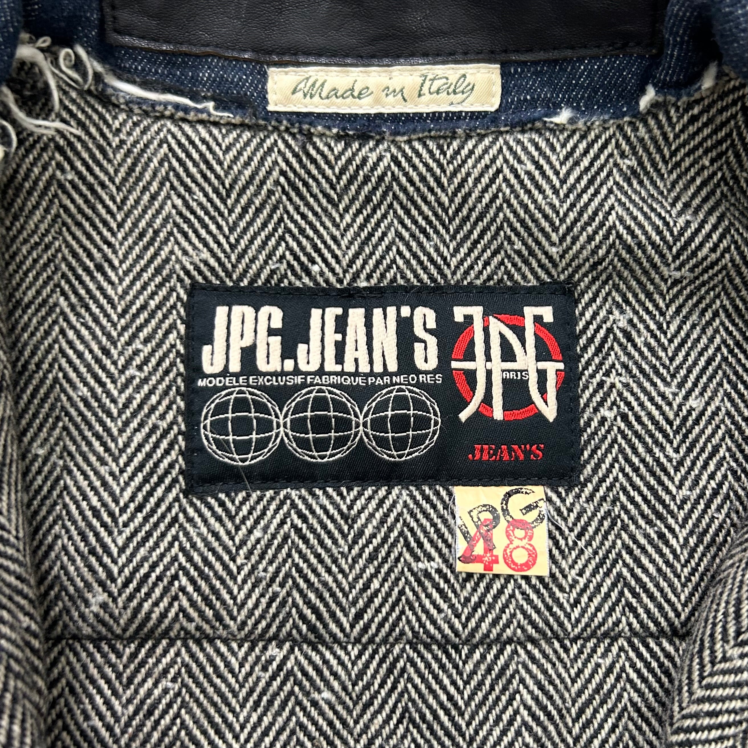 Jean Paul Gaultier 90's Denim Magnet Jacket