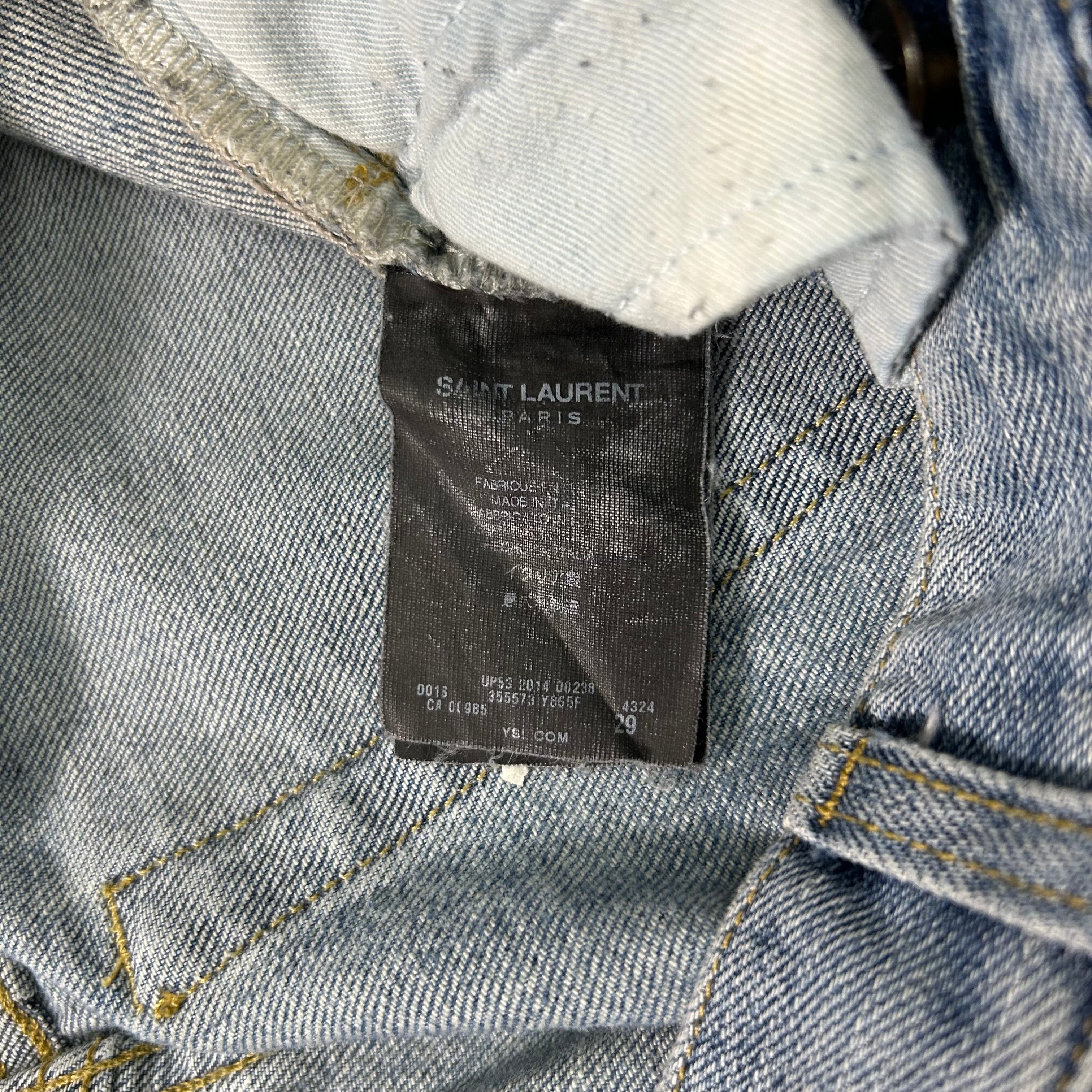 Saint Laurent Classic Light Blue Denim Skinny Jeans