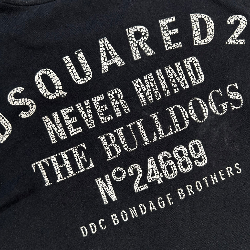 Dsquared 2000s Black Multizipper Tee
