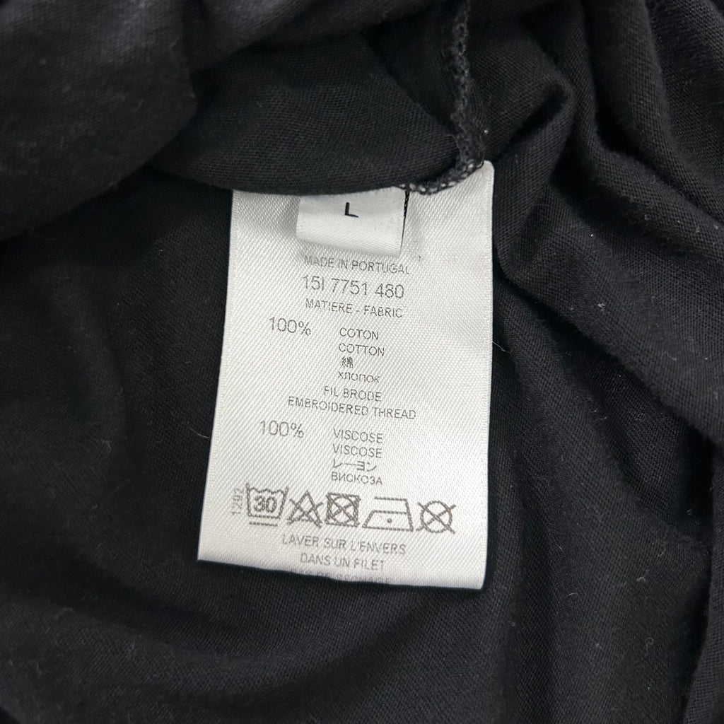Givenchy "Virginia Bitch" Black Cross Appliqué T-Shirt