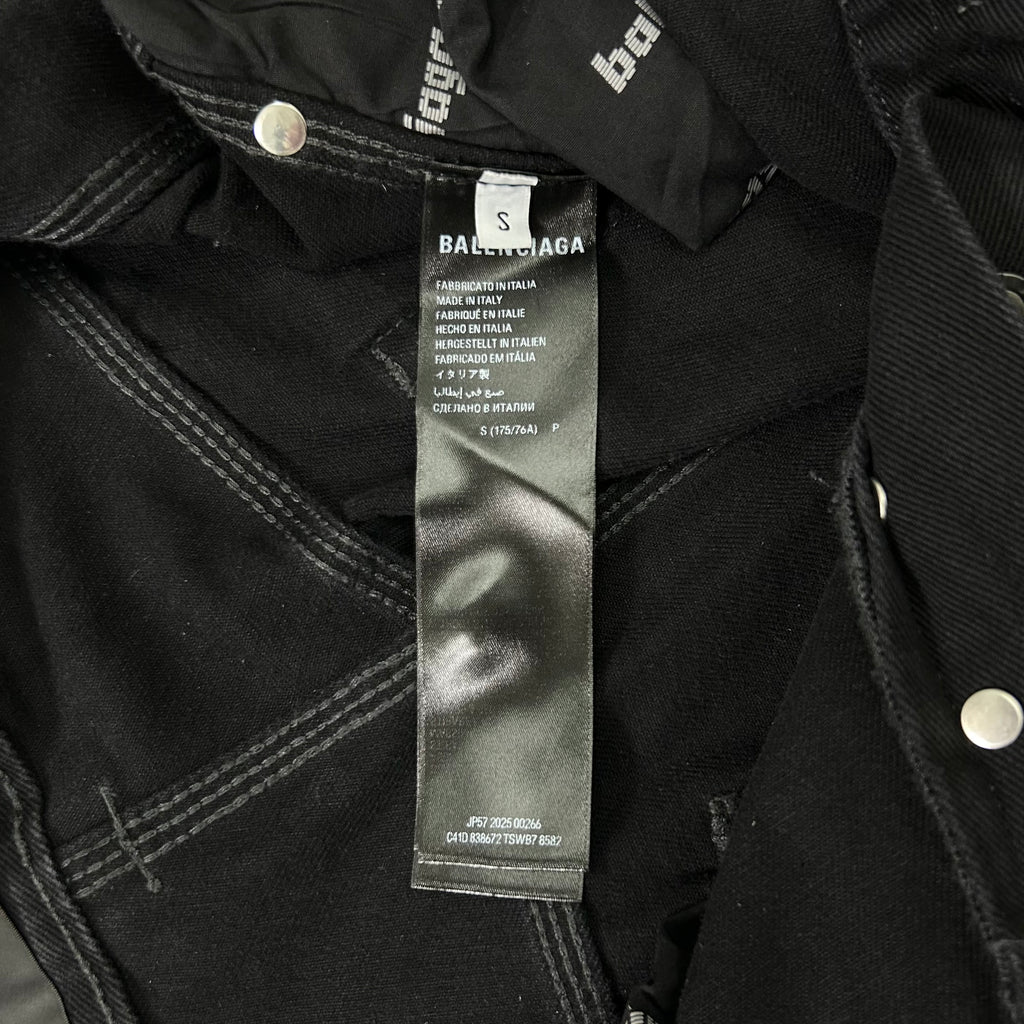 Balenciaga Runway FW25 Ripped Off Double Knee Carpenter Pants