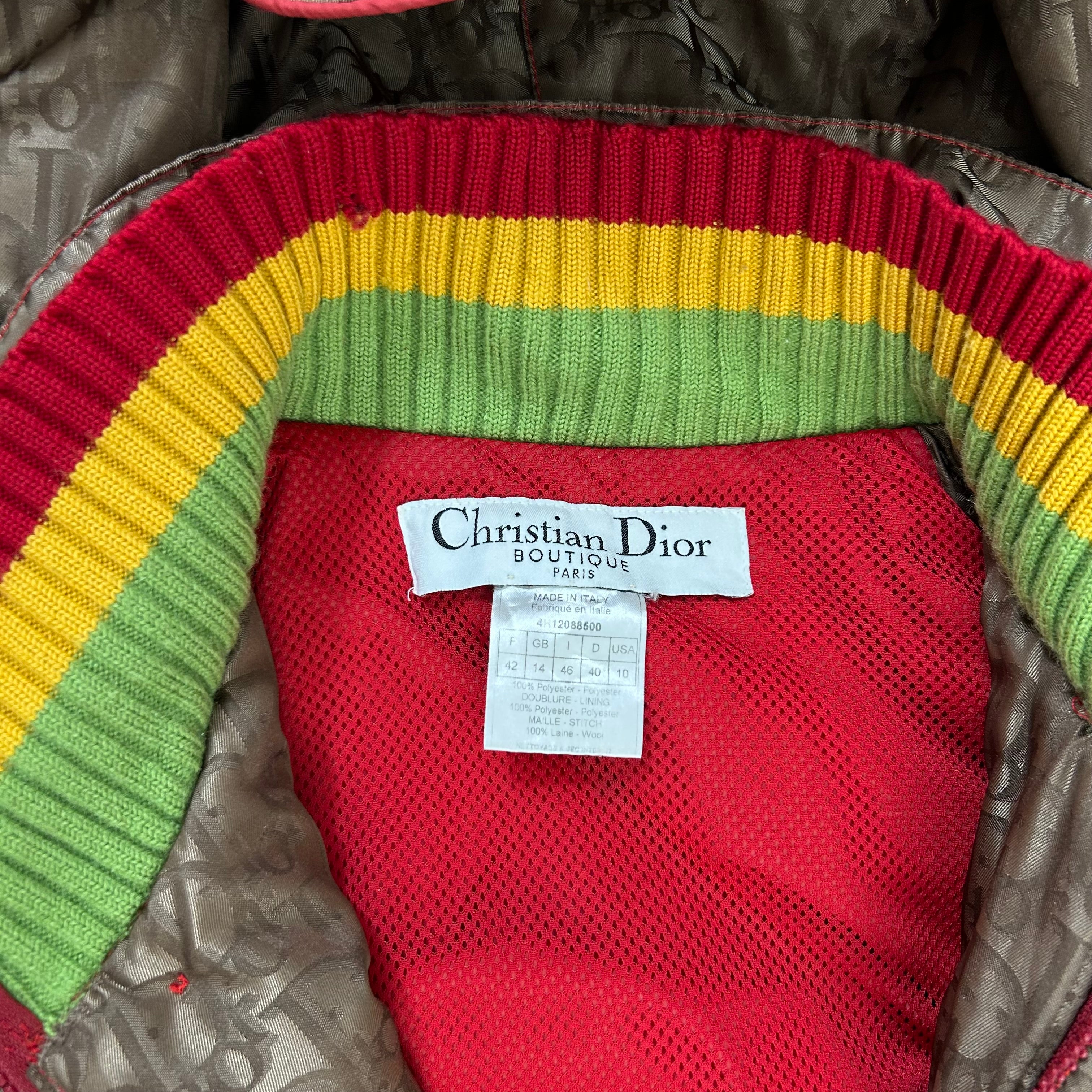 Dior 2000s Rasta Brown Trench Parka Coat
