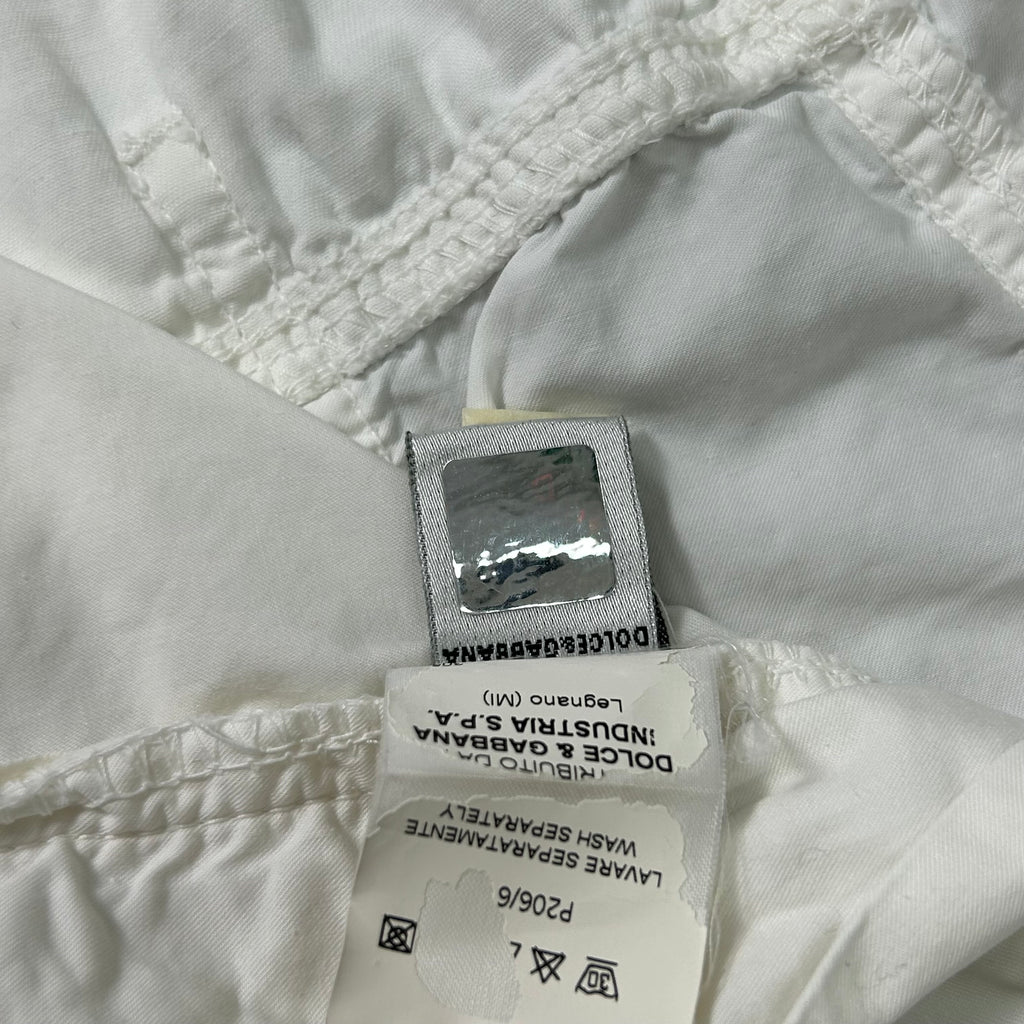 Dolce & Gabbana 2000s Cargo White Pants