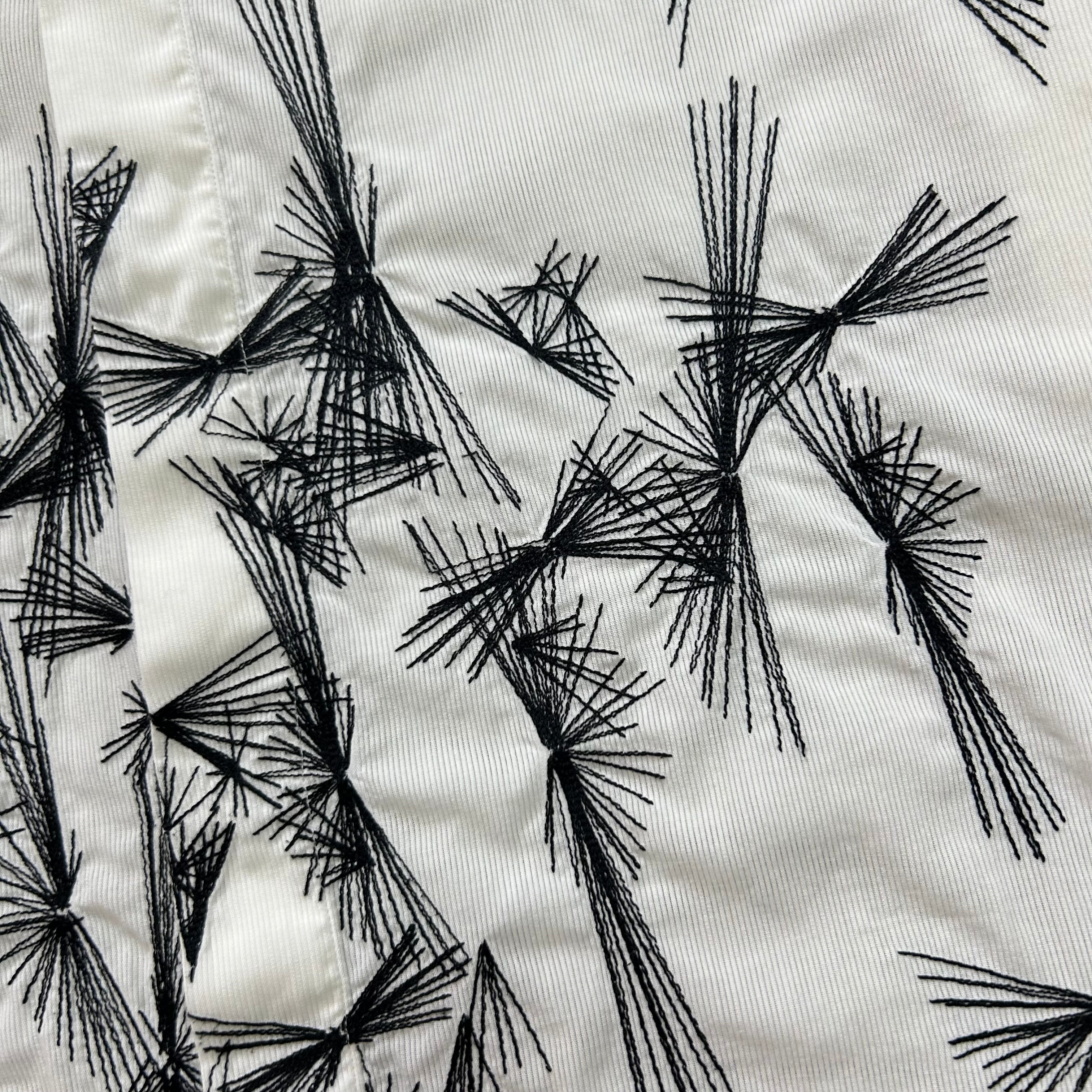 Dior Homme Abstract White Button Shirt