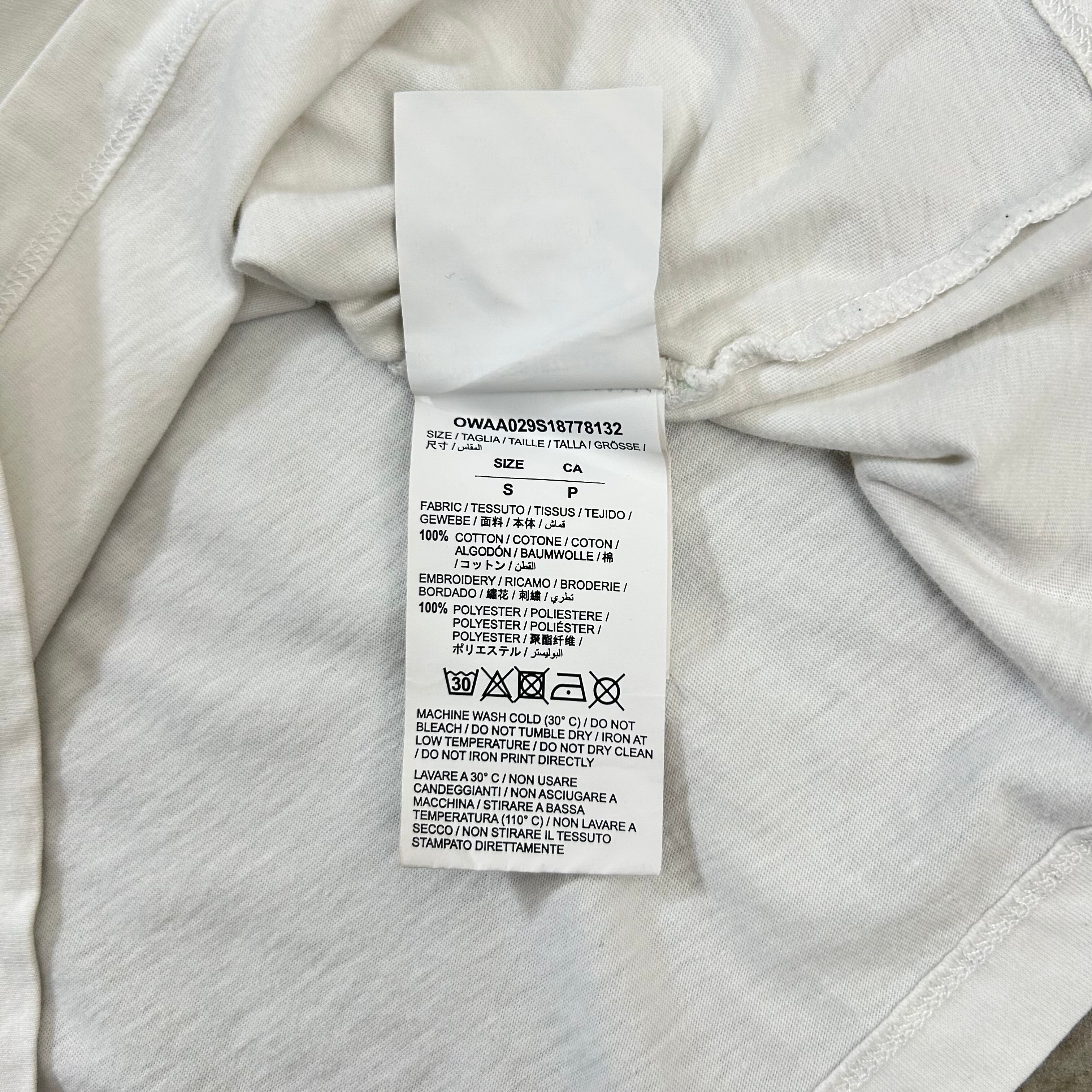 Off-White Vintage Cotton White Red T-Shirts