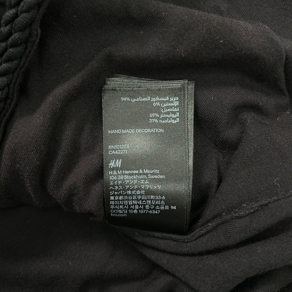 Balmain 2010s Naval Rock Black Sailor Style T-Shirt