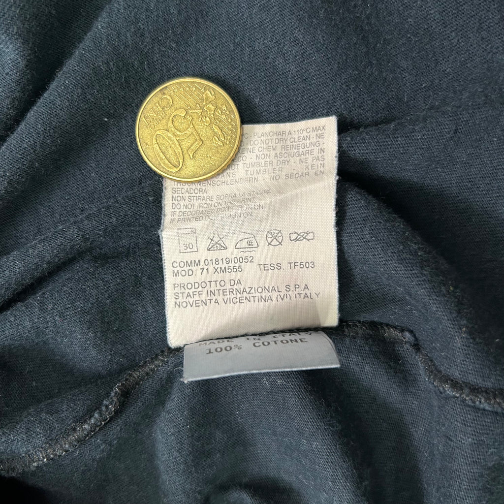 Dsquared2 00s "Jesus Walks With Me" Navy T-Shirt