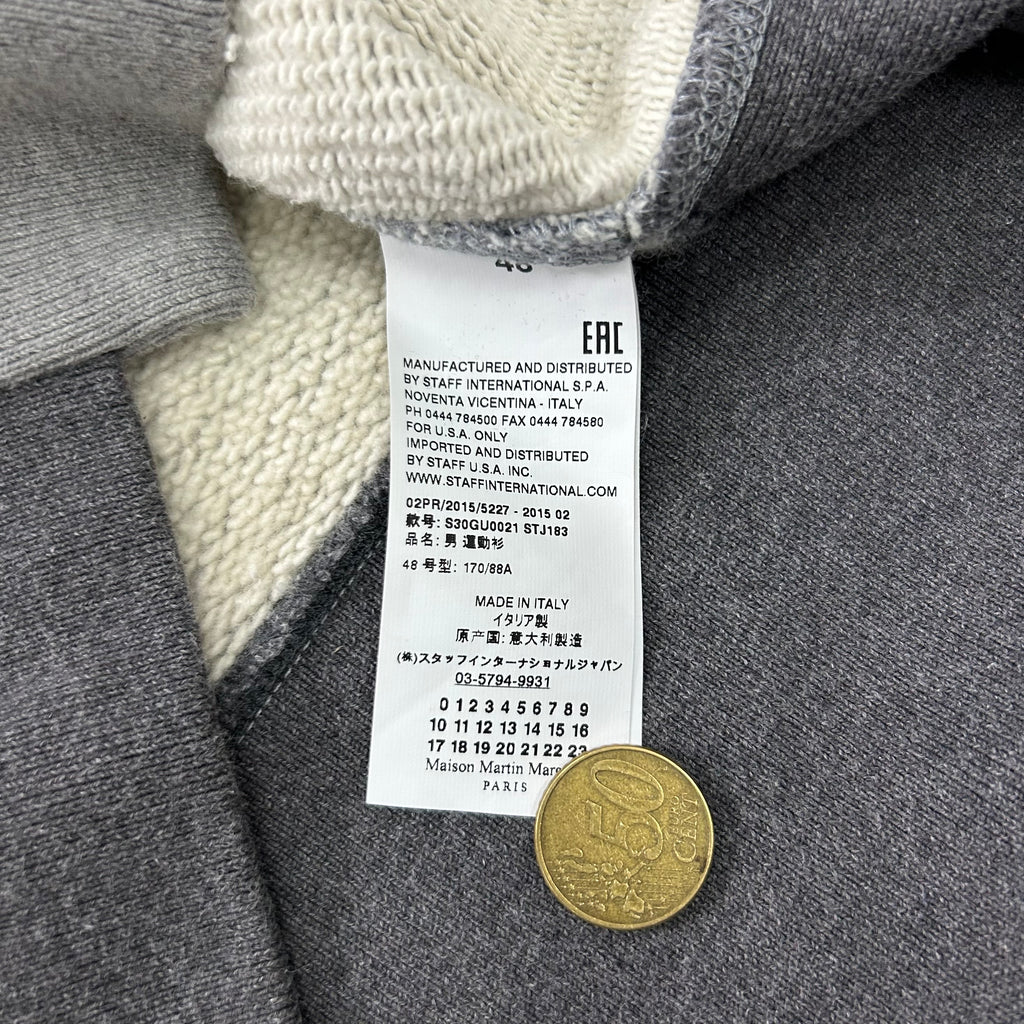 Maison Margiela MM10 Grey Fleece Sweatshirt