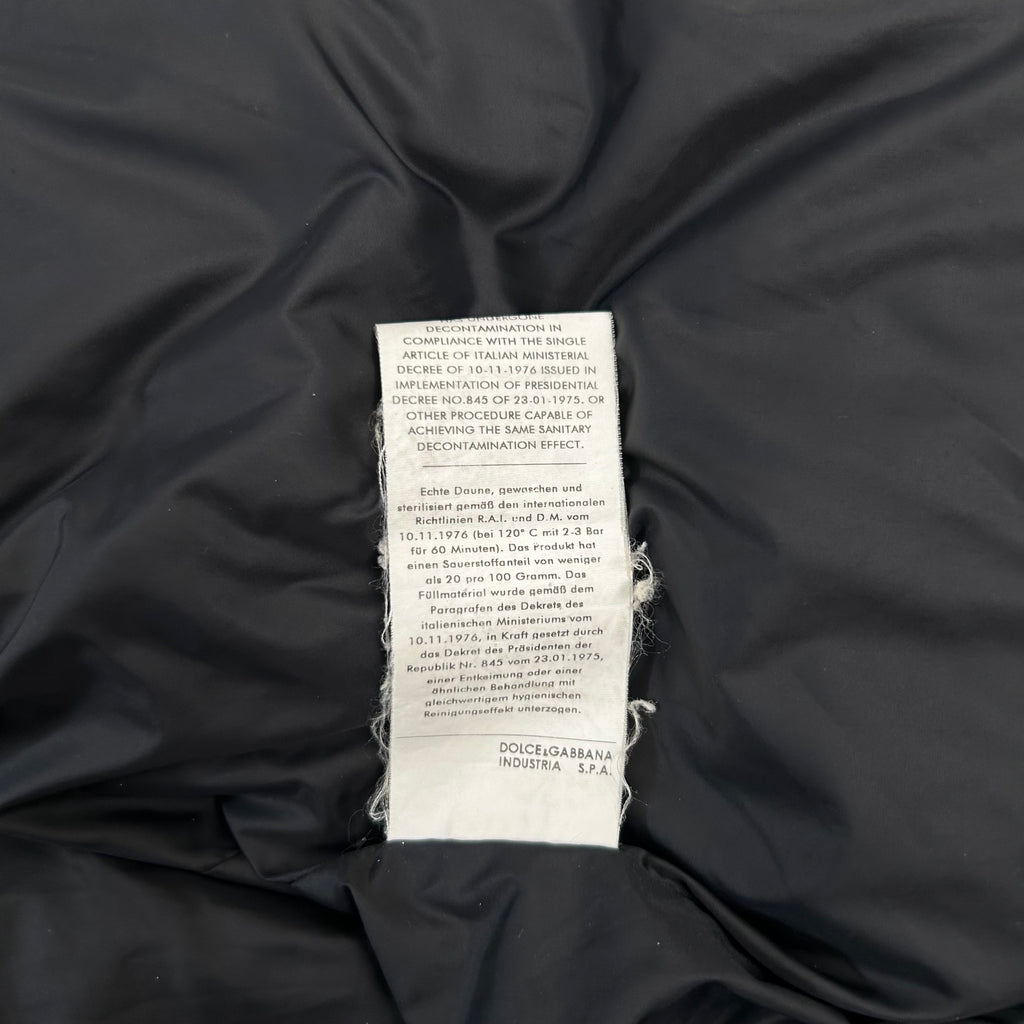 Dolce & Gabbana Navy Puffer Jacket