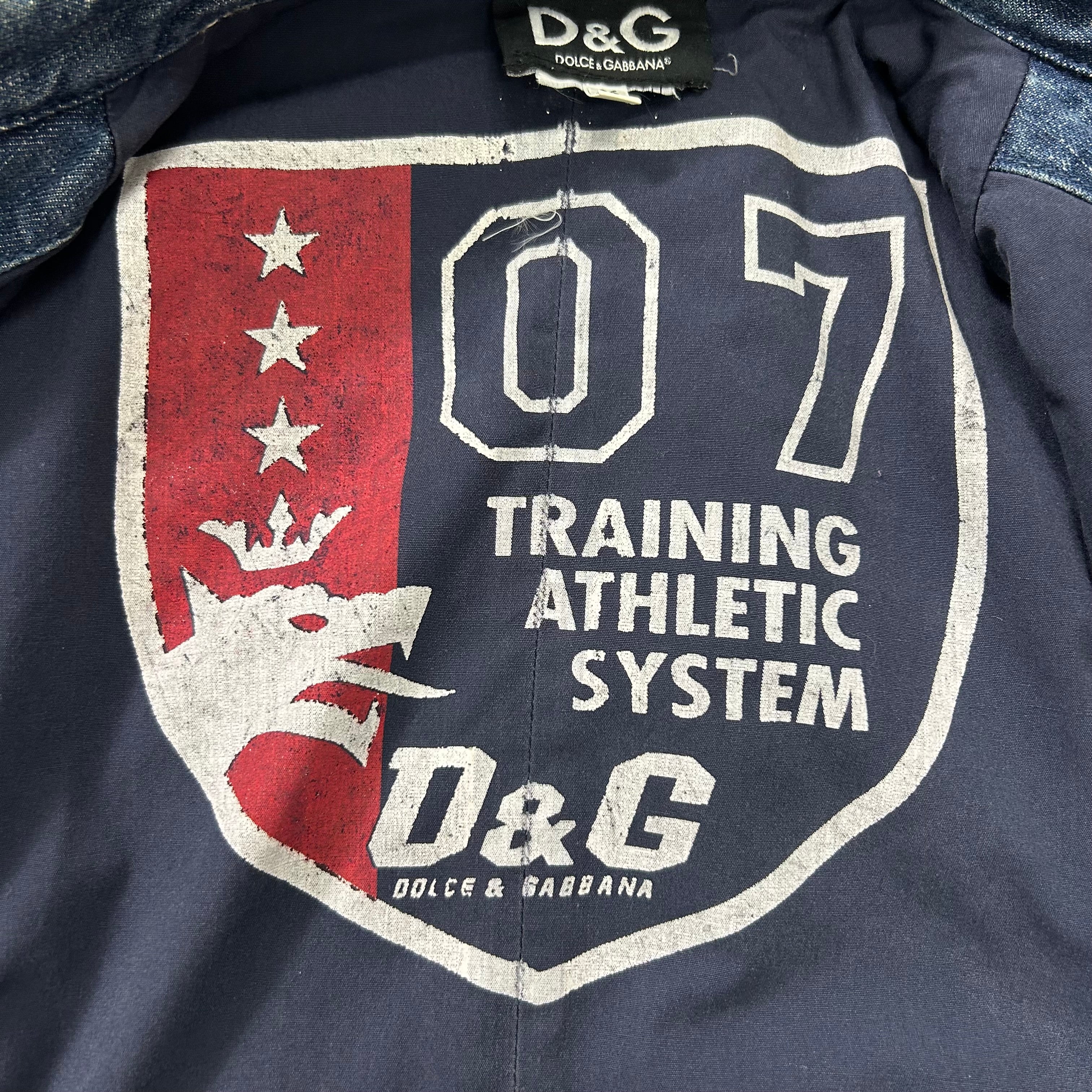 Dolce Gabbana Zipper Denim Jacket