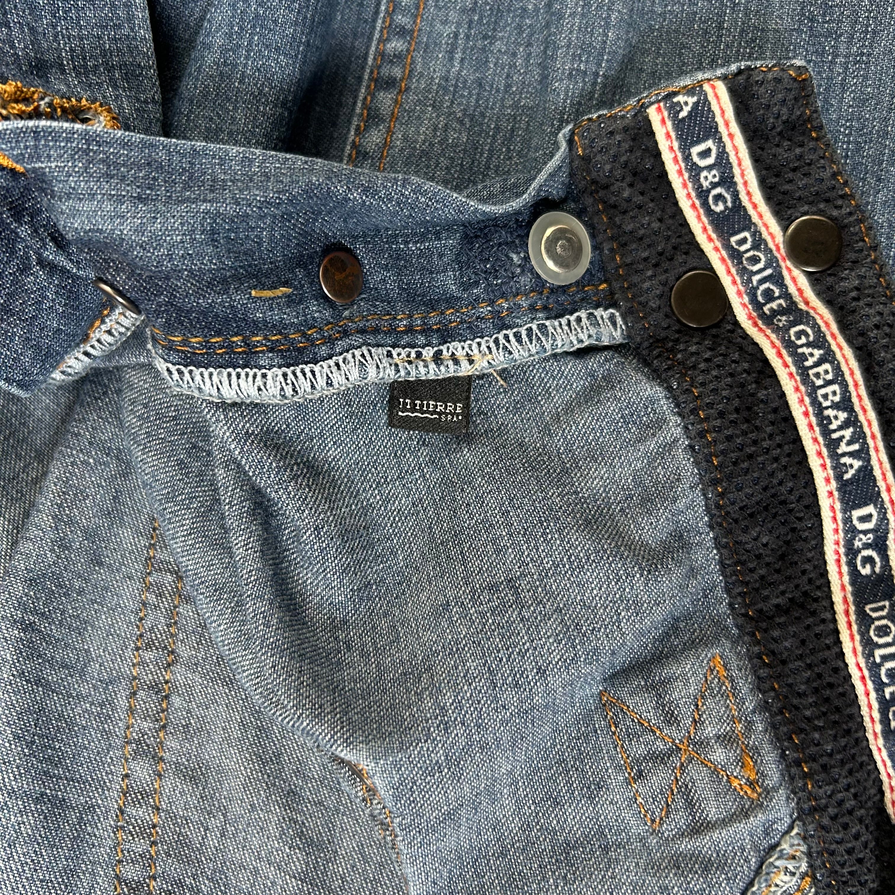 Dolce & Gabbana 2003 Cargo Denim Jeans