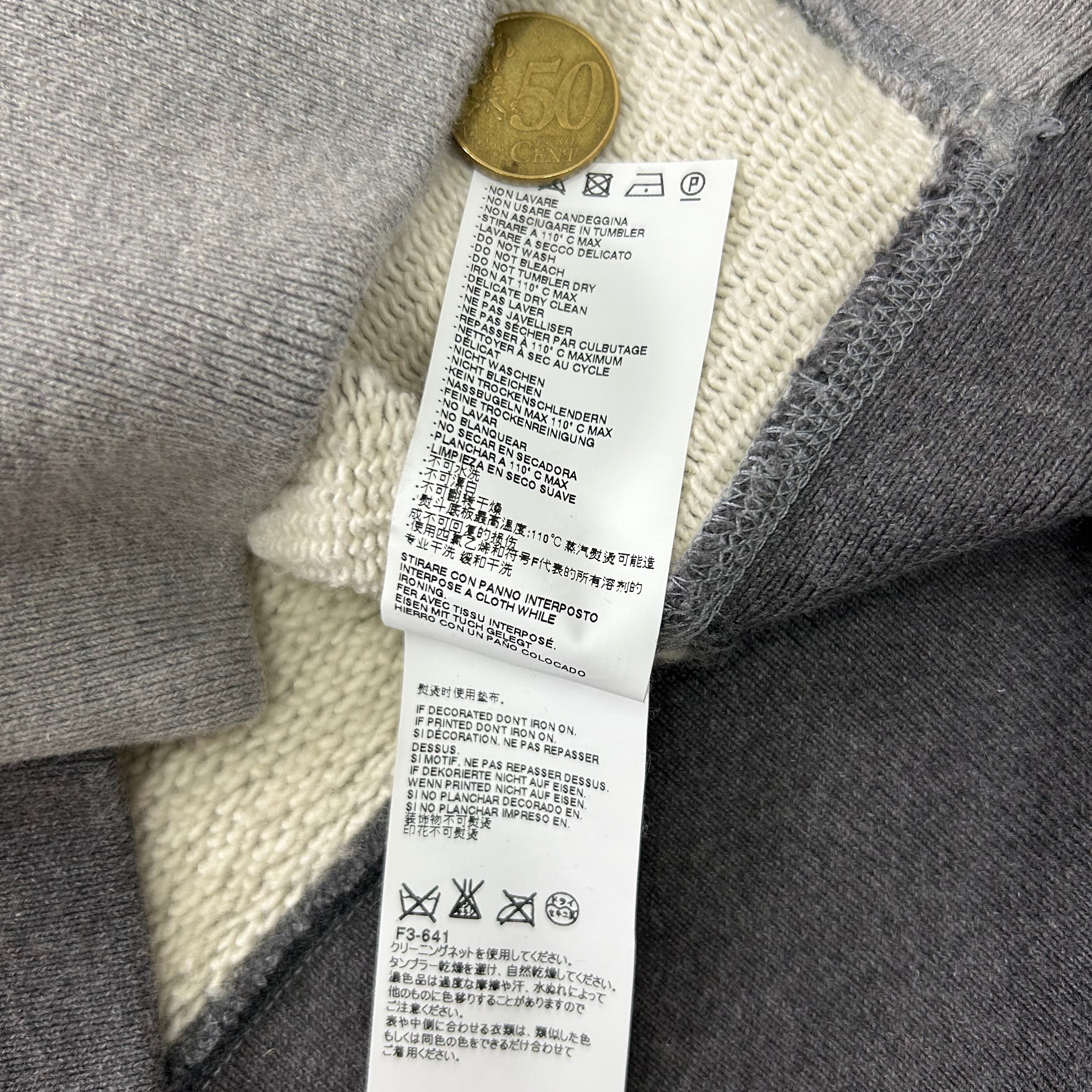 Maison Margiela MM10 Grey Fleece Sweatshirt