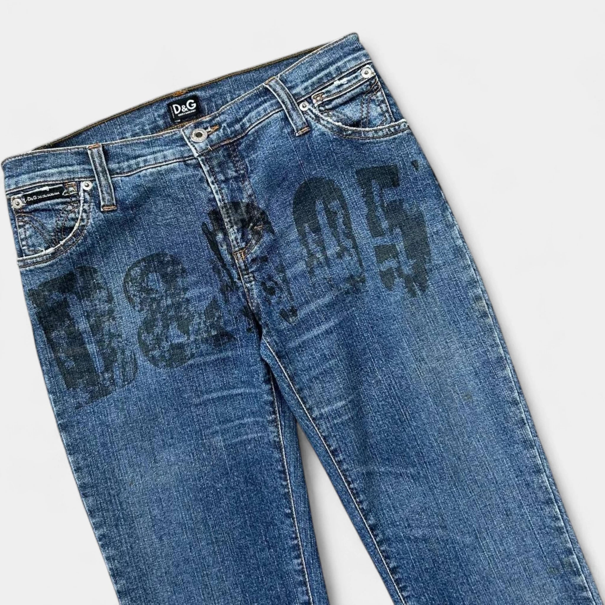 Dolce & Gabbana Number Skinny Jeans