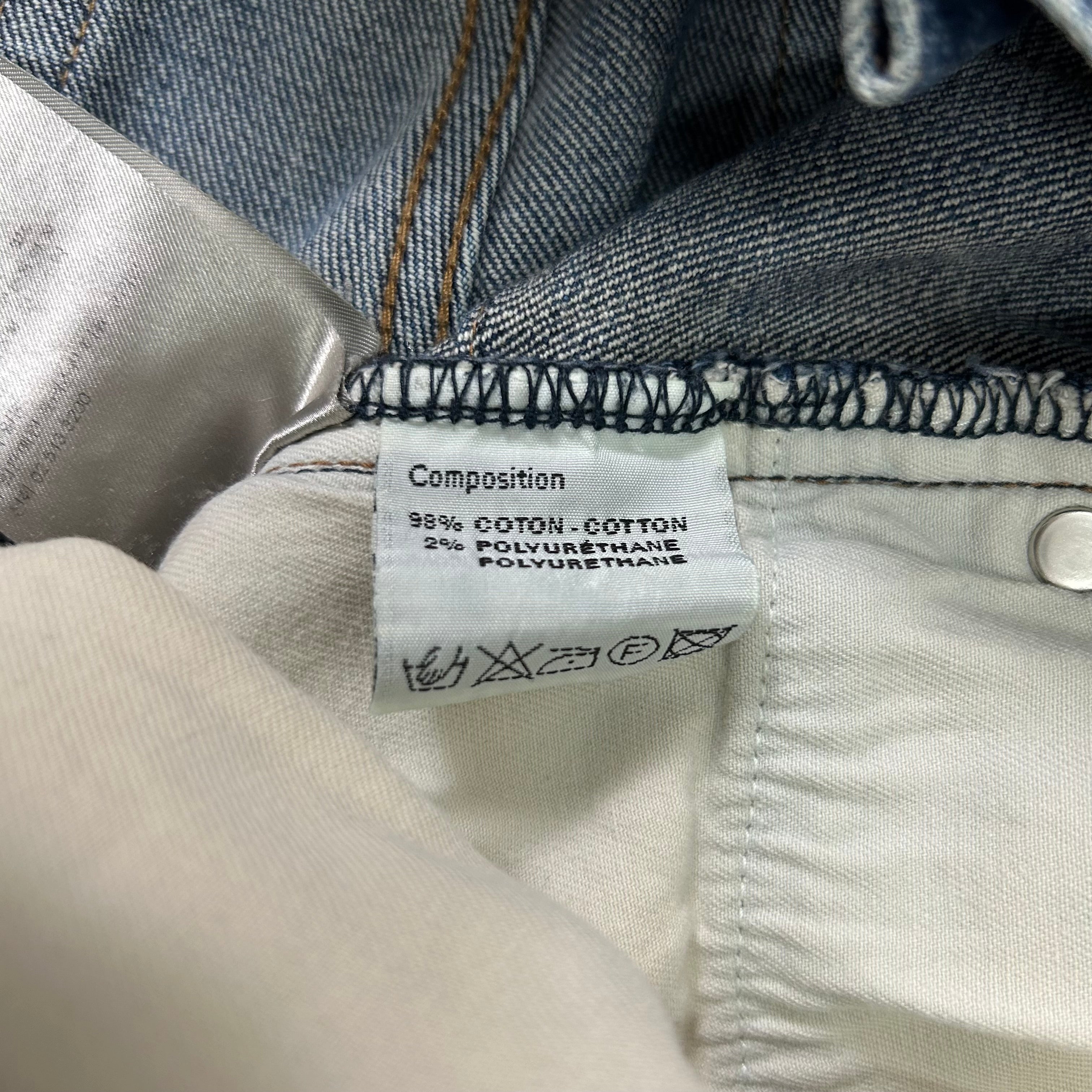 Dior Homme by Hedi Slimane Blue Washed Skinny Jeans