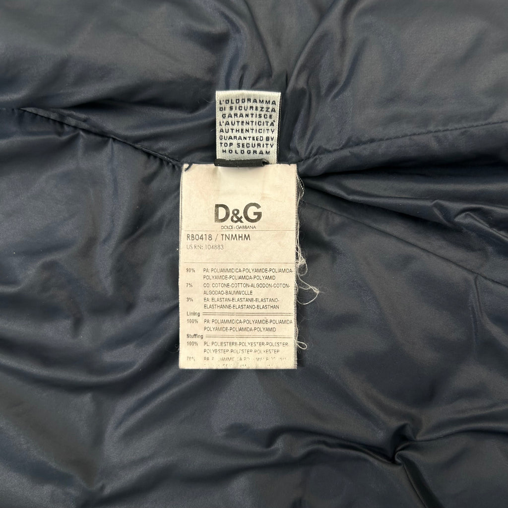 Dolce & Gabbana Padded Sport Navy Jacket