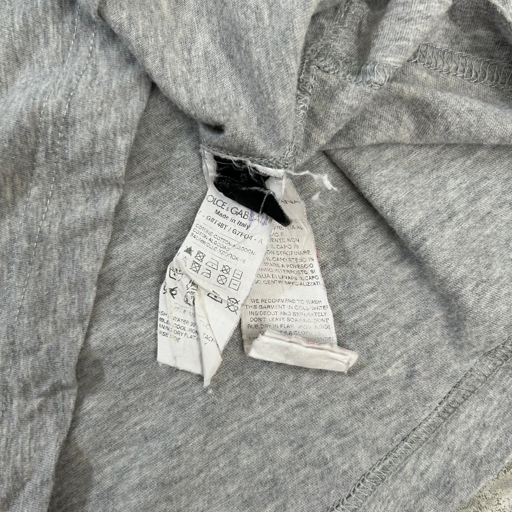 Dolce & Gabbana Graphic Grey T-Shirt