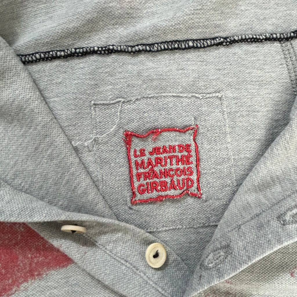 Marithé + François Girbaud Stars Flag Grey Polo