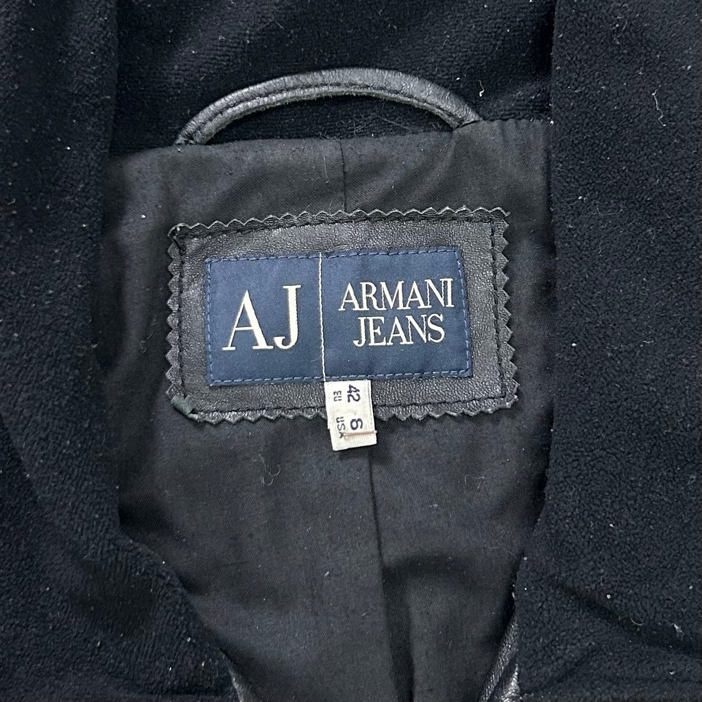 Armani Jeans Lambskin Leather Jacket