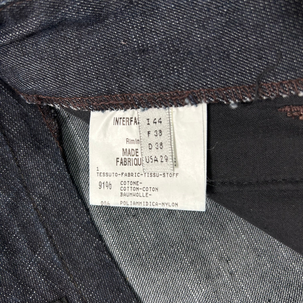 Marithé + François Girbaud Dark Blue Straight Leg Jeans