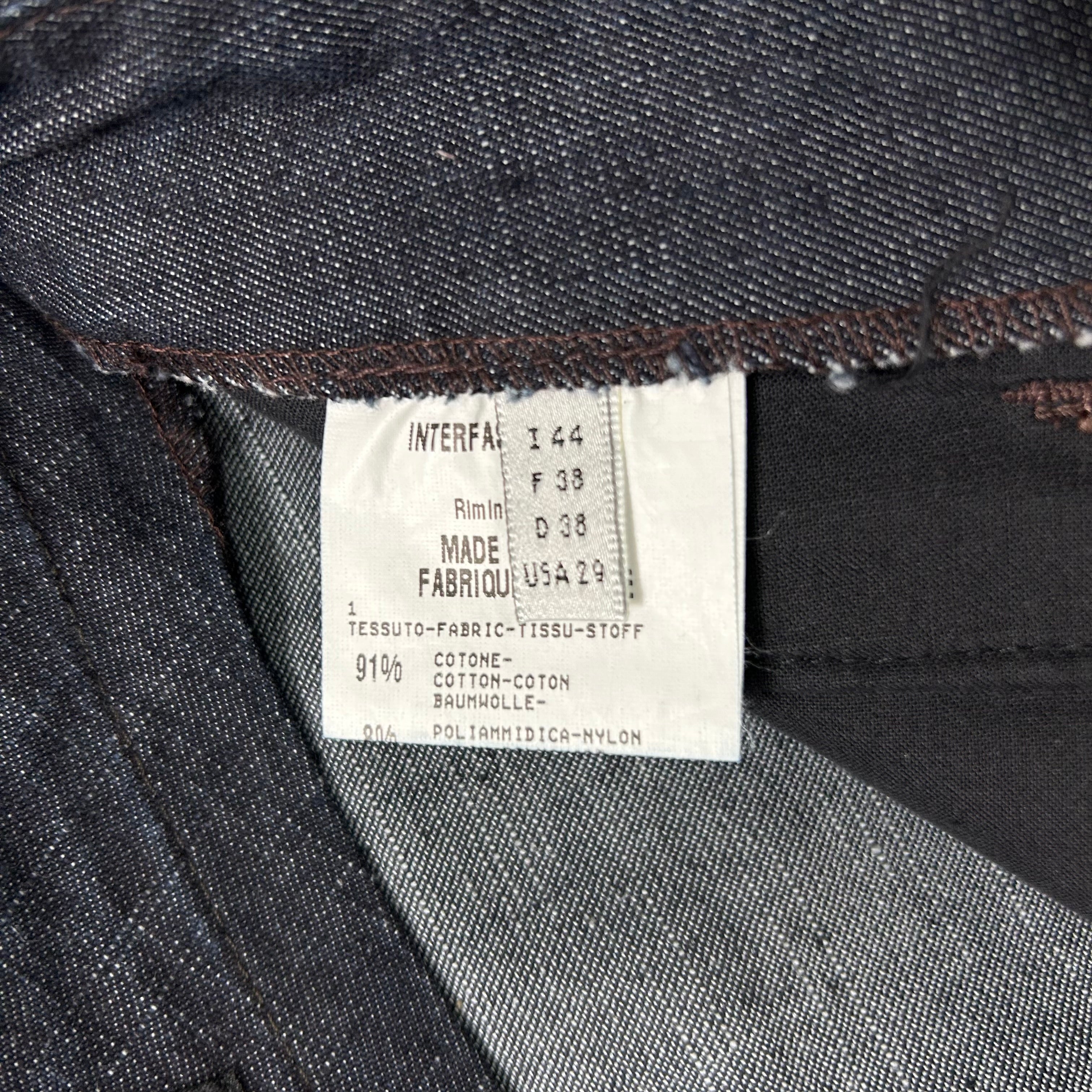 Marithé + François Girbaud Dark Blue Straight Leg Jeans