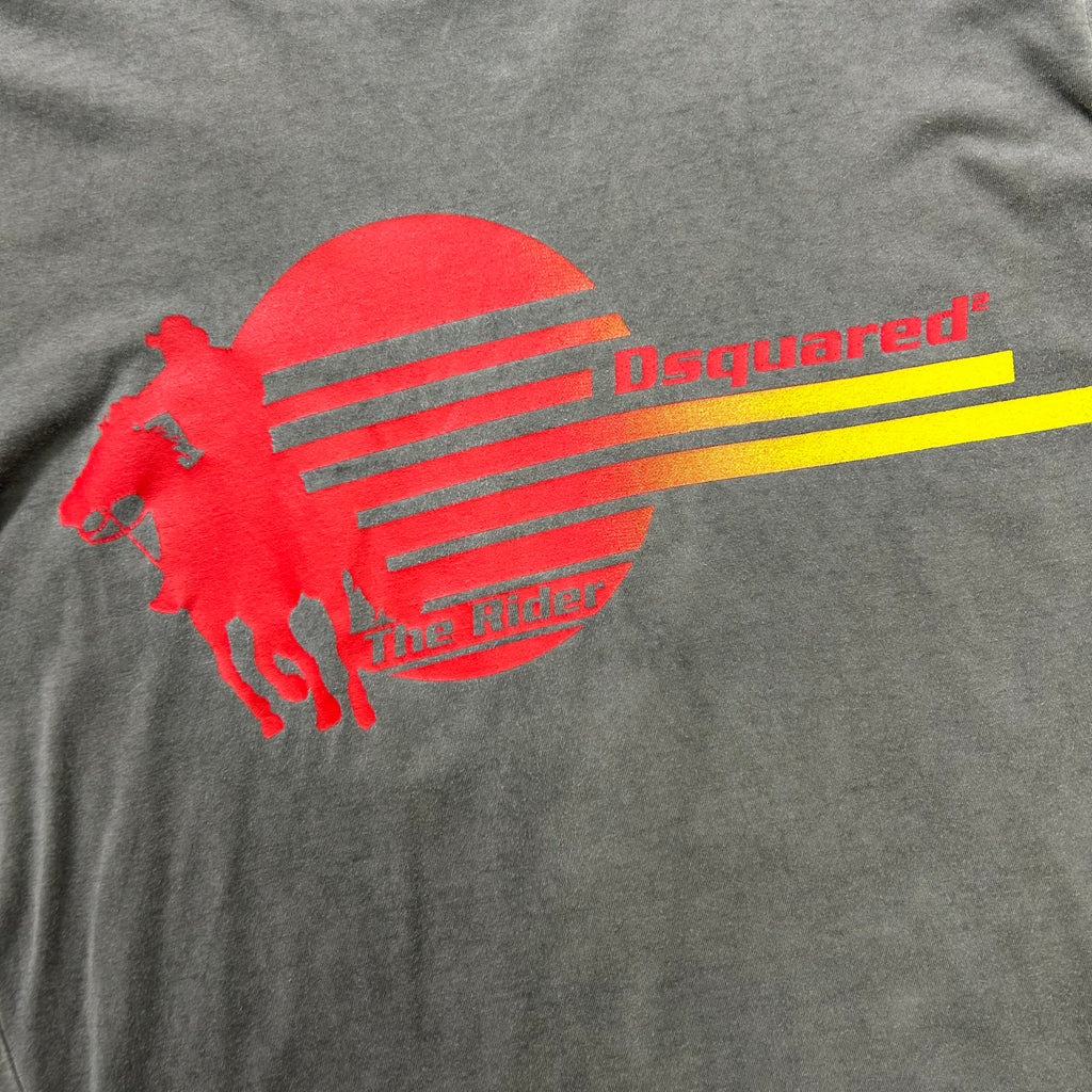 Dsquared2 Western Graphic Grey T-Shirt
