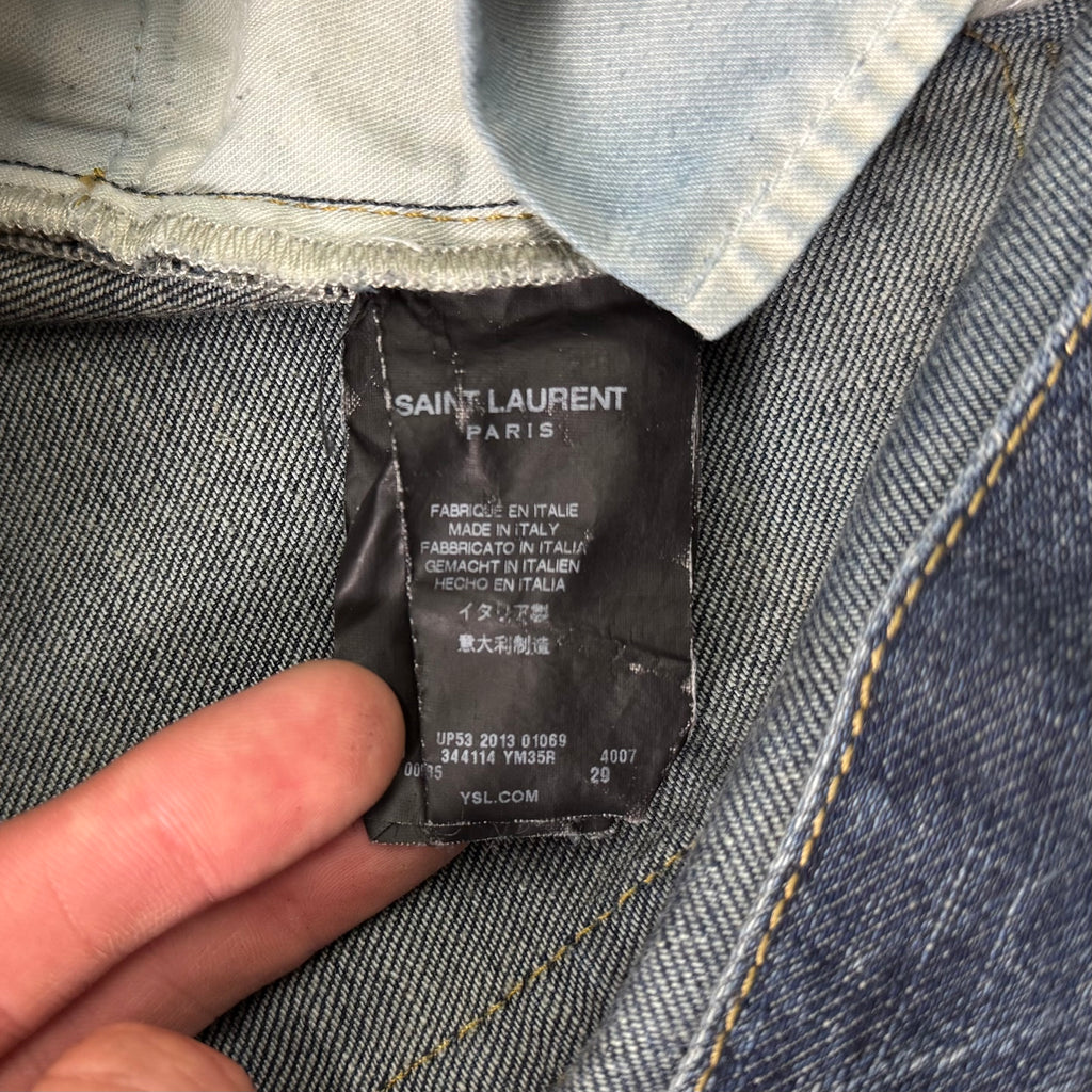 Saint Laurent by Hedi Slimane Blue D01 Straight Jeans