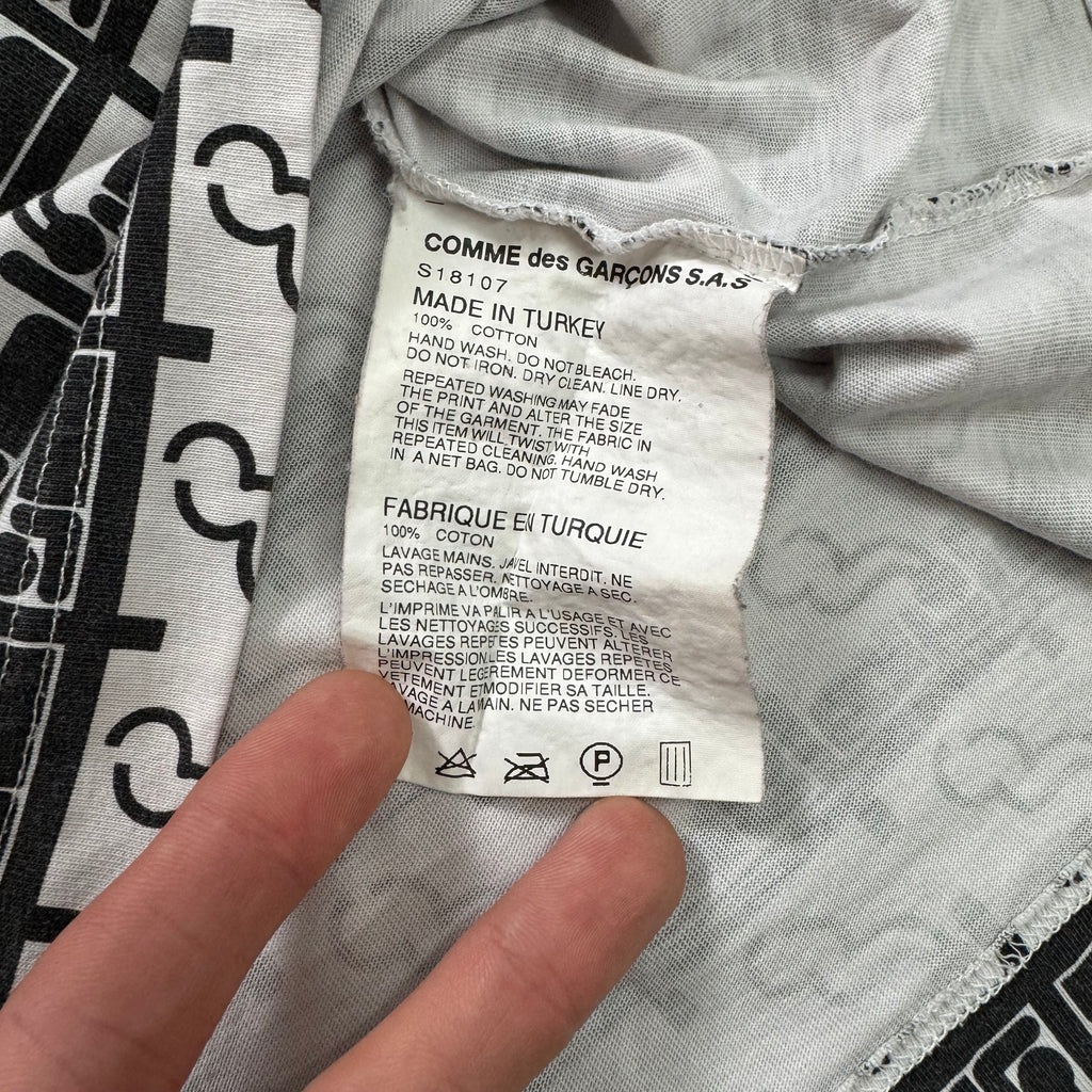 Comme des Garçons SHIRT Smoking Print Pocket T-Shirt