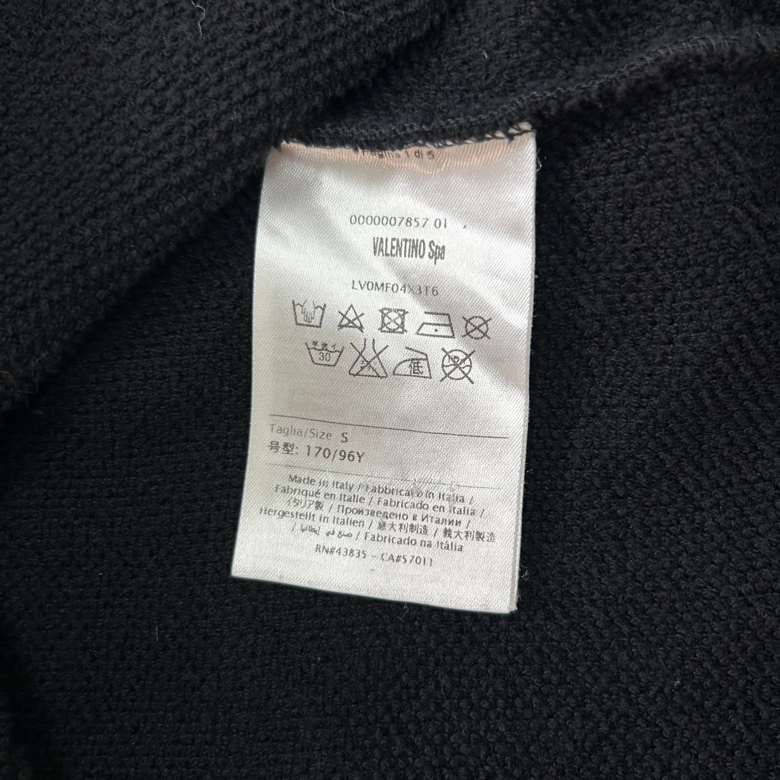 Valentino Black Stars Camouflage Crewneck Sweatshirt