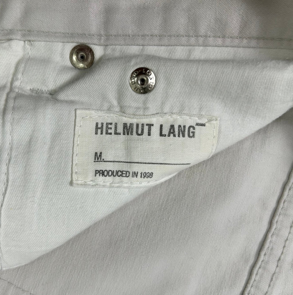 Helmut Lang 1998 Minimalist Straight Leg Cotton Pants