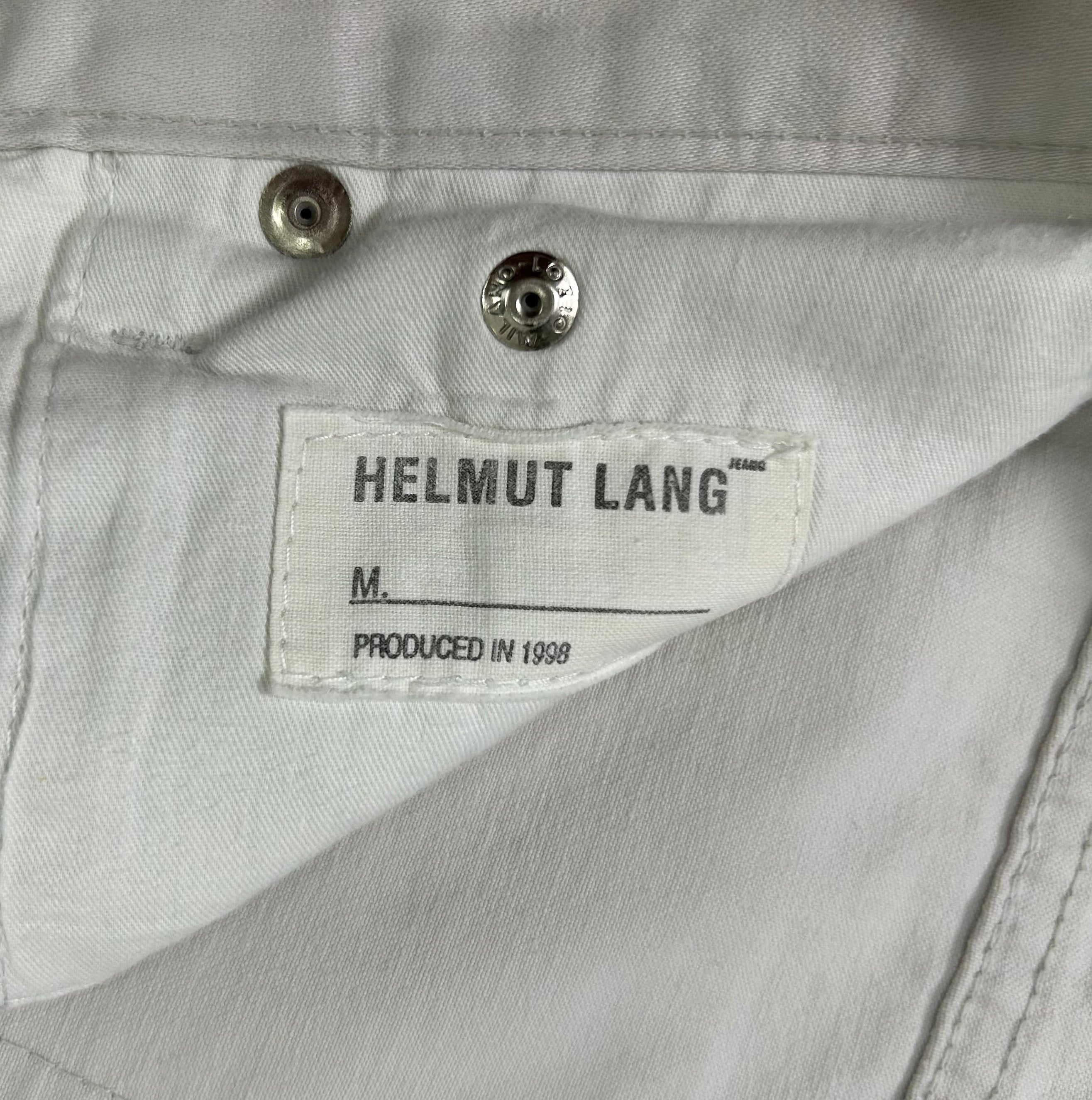 Helmut Lang 1998 Minimalist Straight Leg Cotton Pants