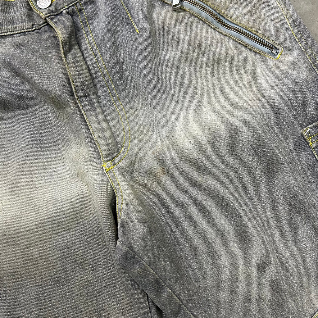 Dolce & Gabbana Grey Washed Cargo Pants