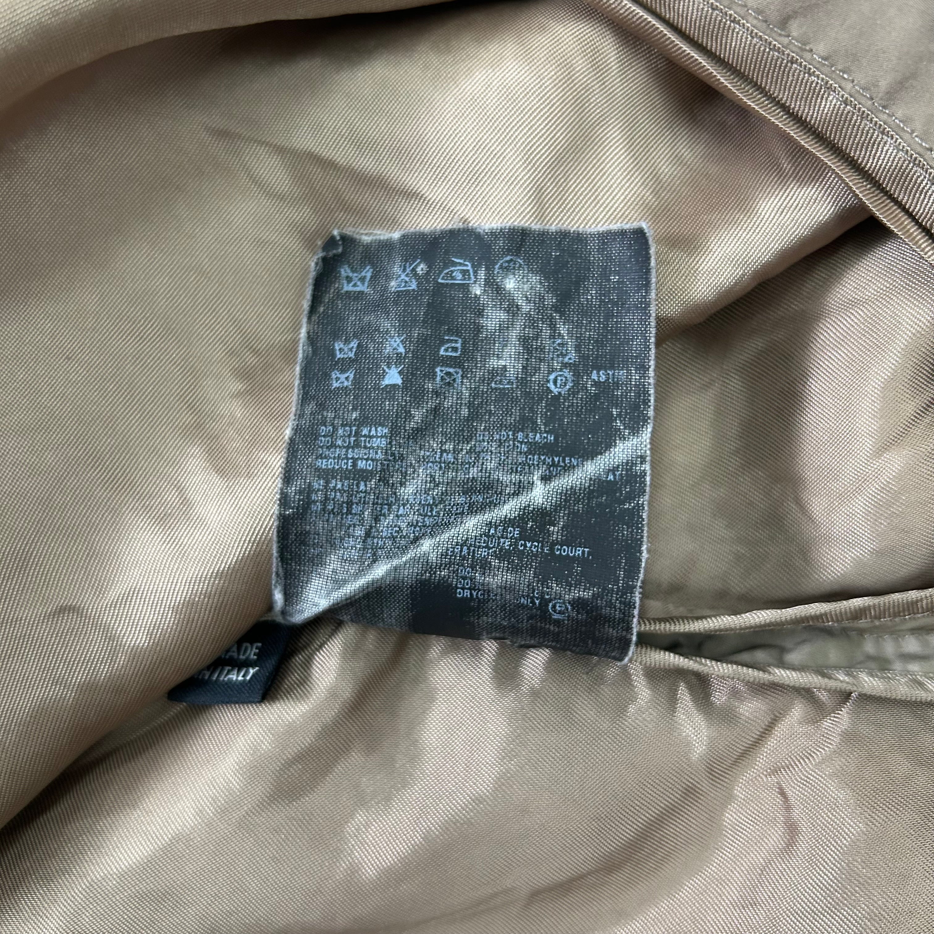 Prada Beige Light Nylon Trench Jacket