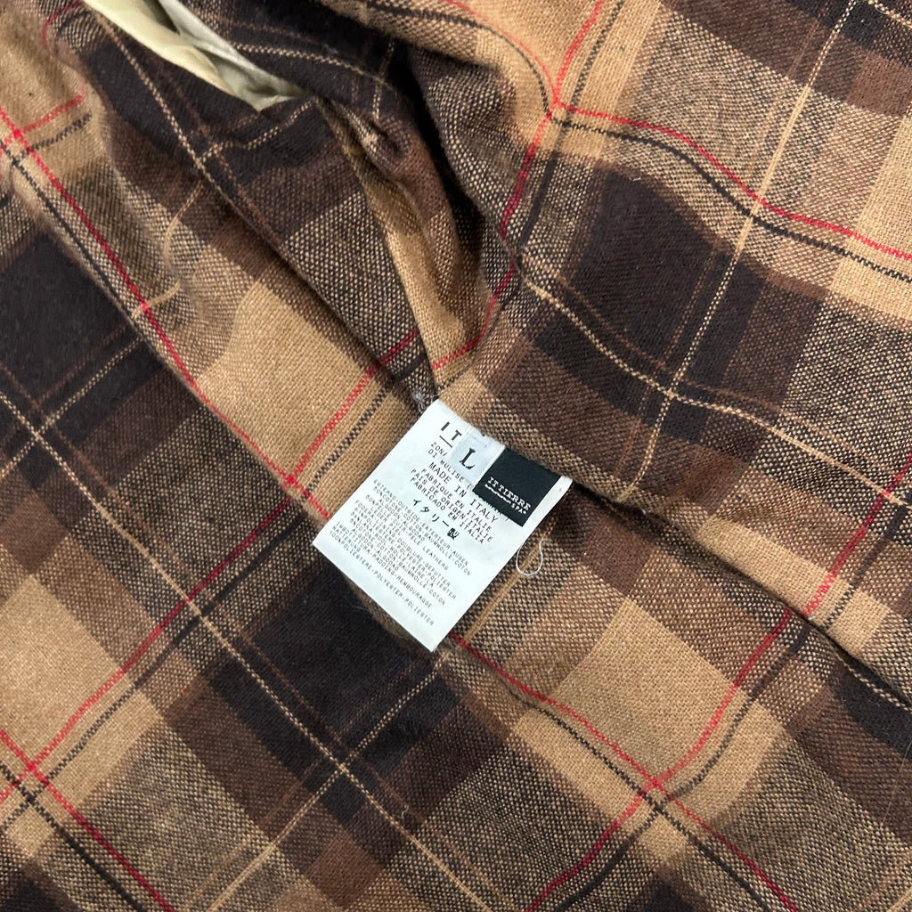 Dolce & Gabbana Corduroy Multi-Panel Fur Collar Jacket