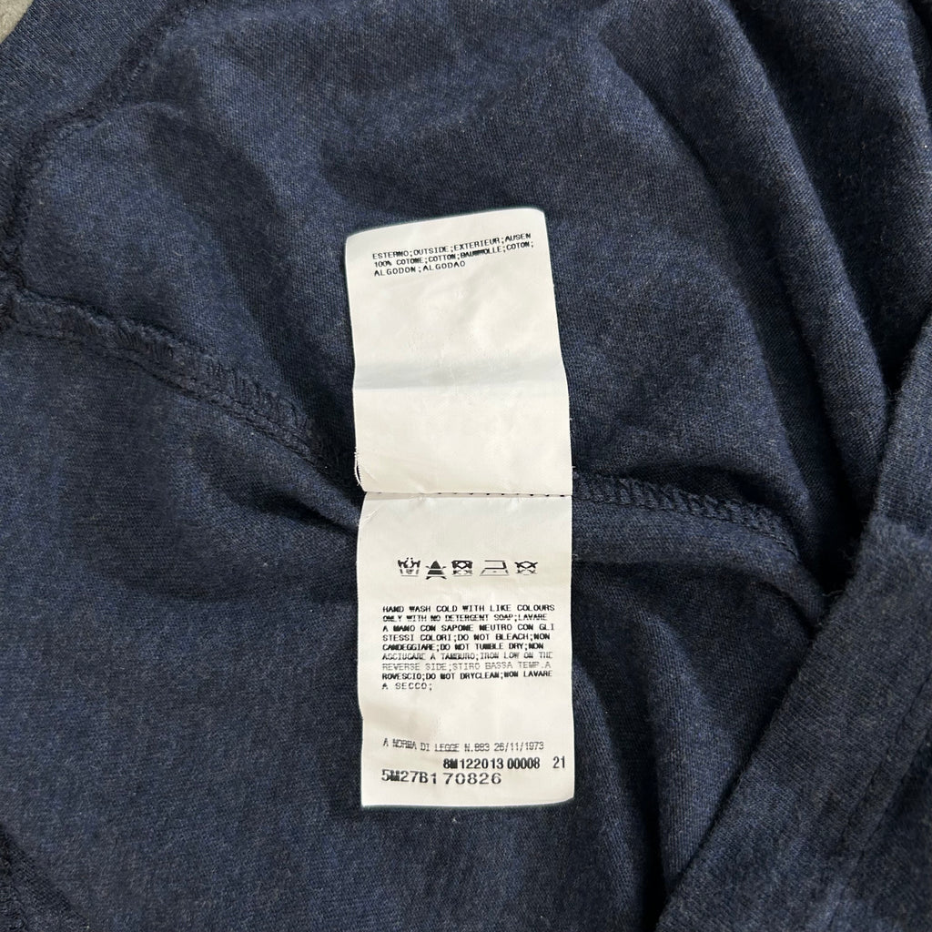 Balmain Graphic Navy Blue T-Shirt