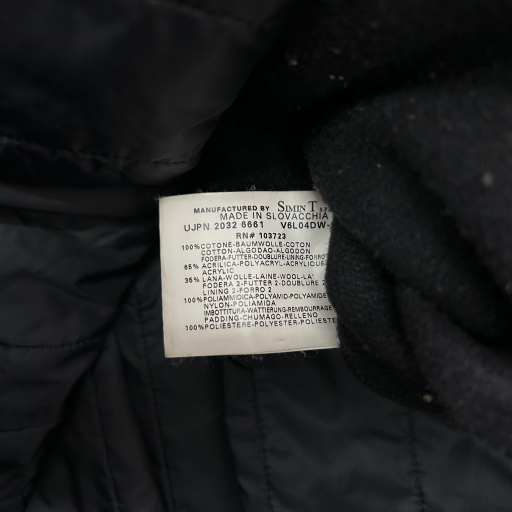 Armani Jeans Military Washed Green Long Coat