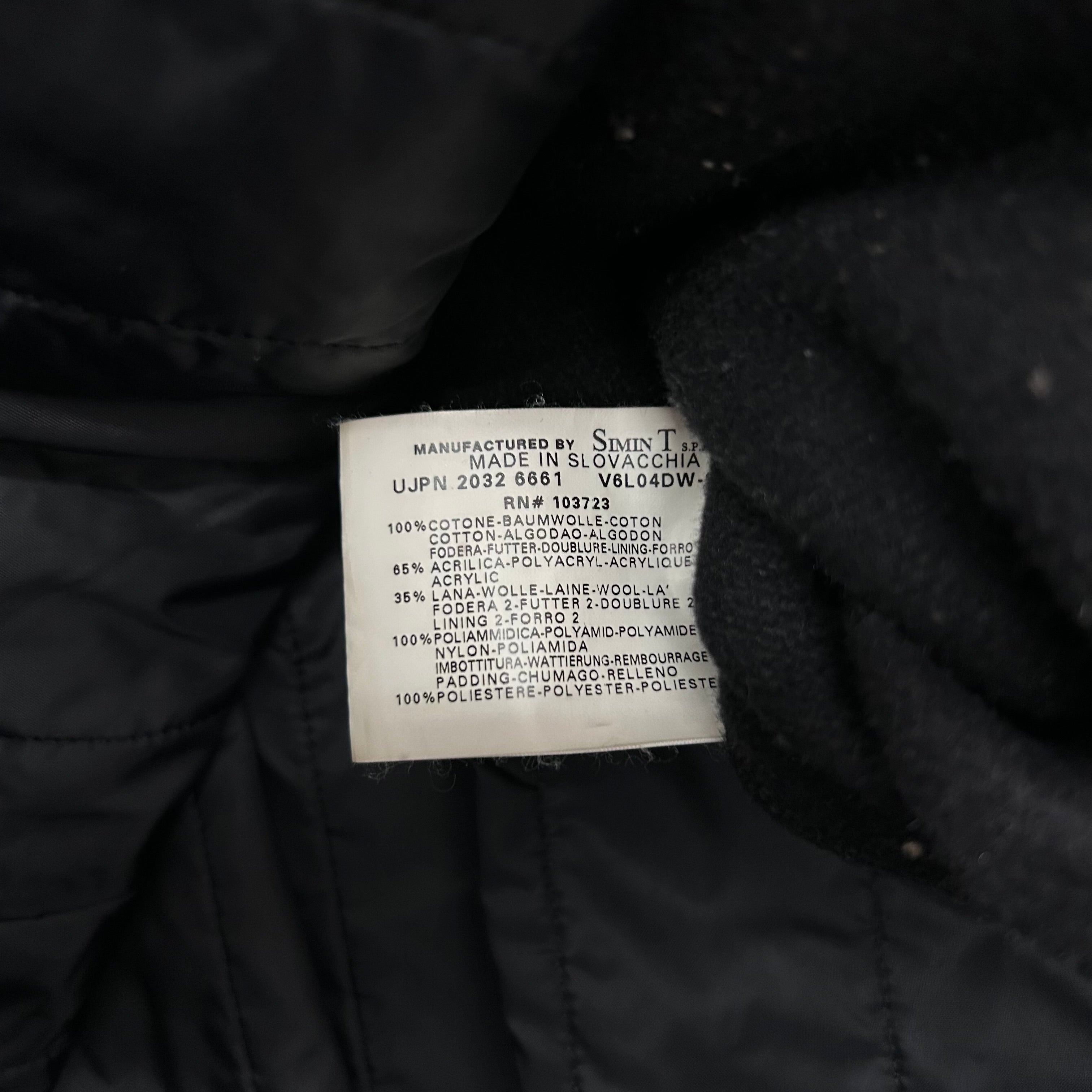 Armani Jeans Military Washed Green Long Coat