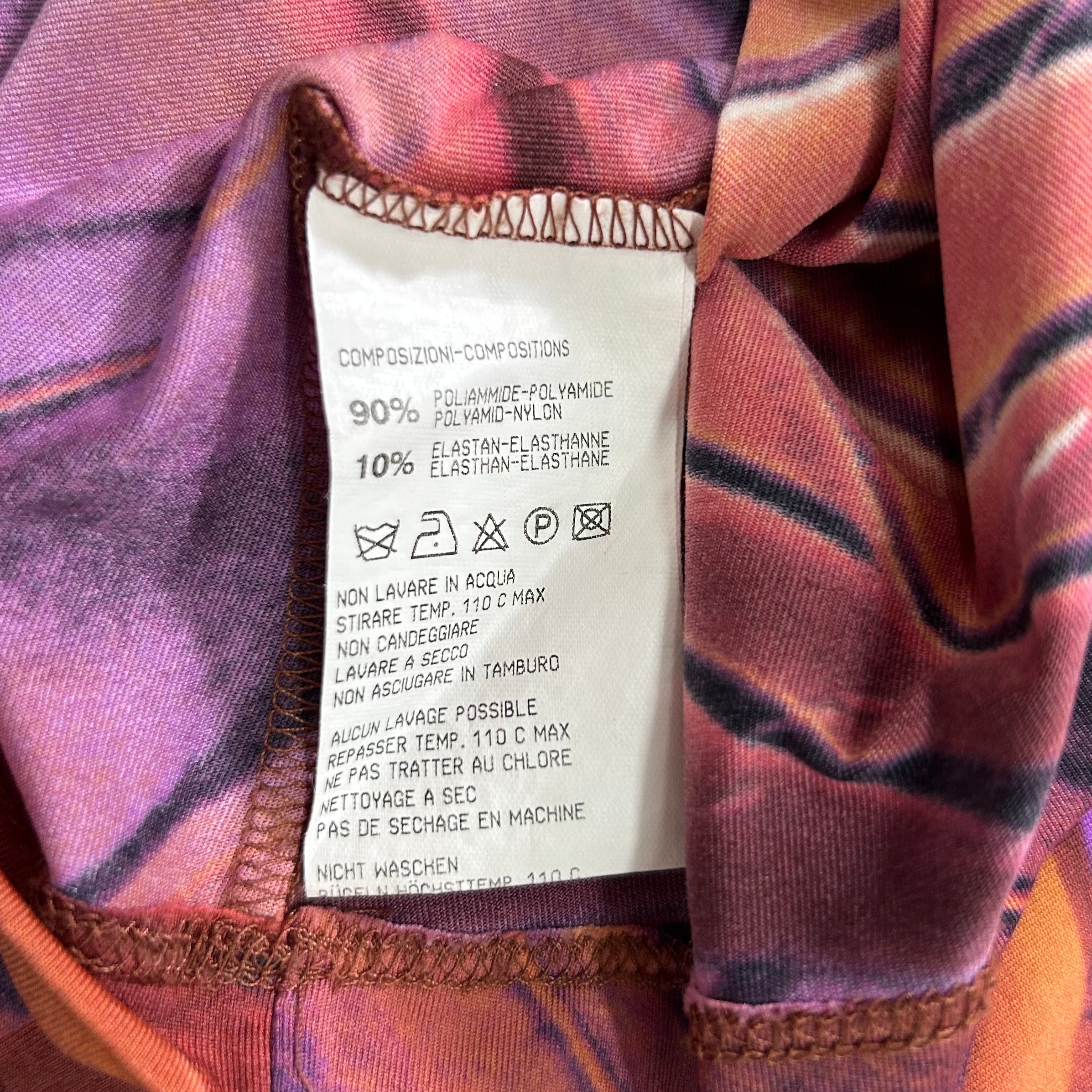 Roberto Cavalli Class 2000s Psychedelic Print Longsleeve