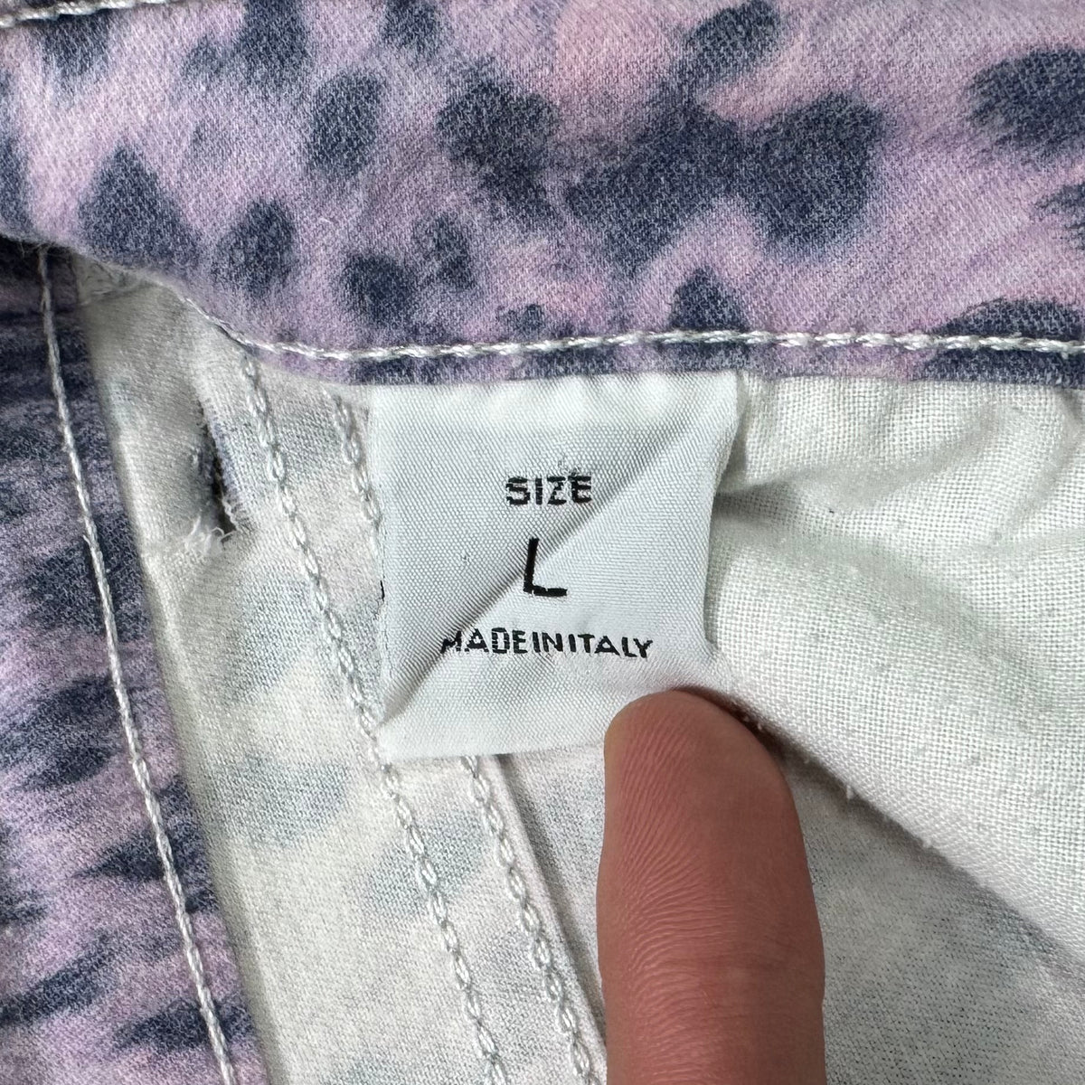Roberto Cavalli Leopard Print Bootcut Denim Jeans