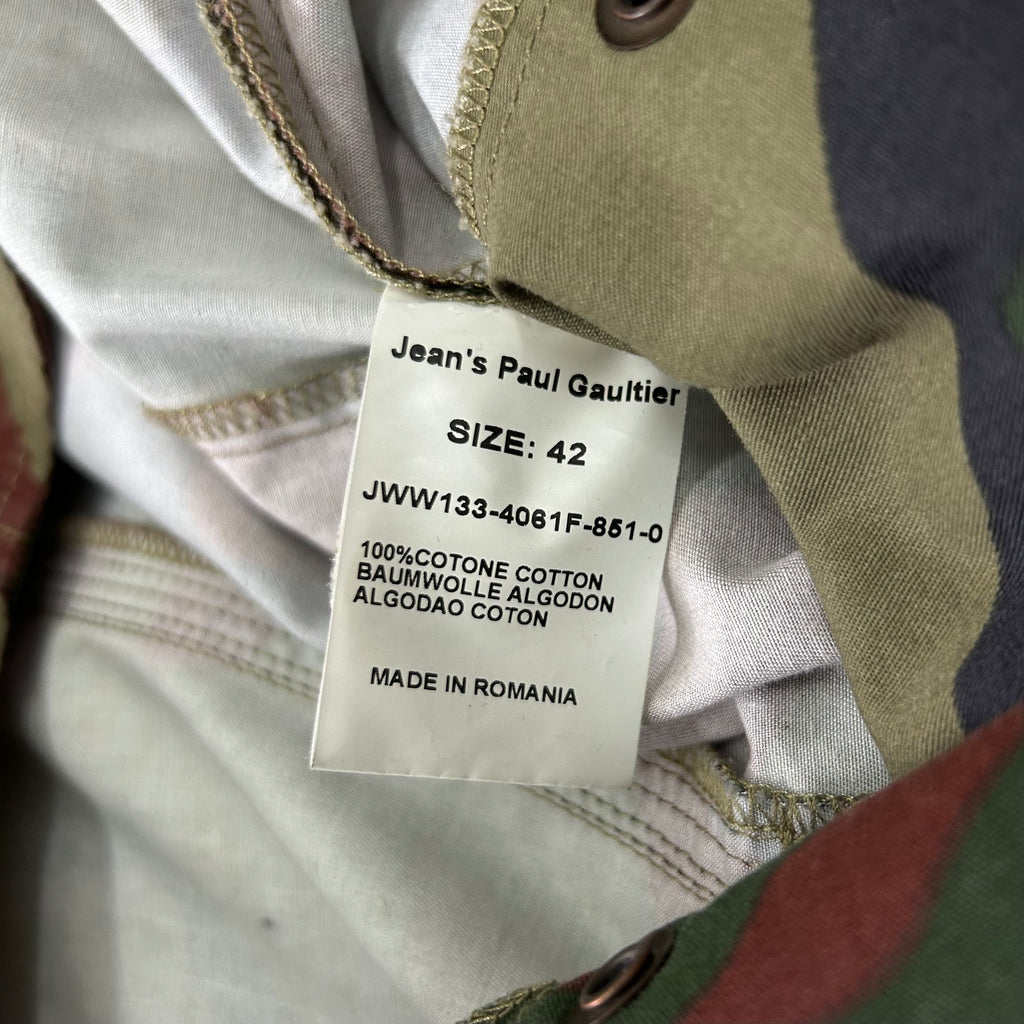 Jean Paul Gaultier Jean's 2000s Cargo Classic Camouflage Vest Dress