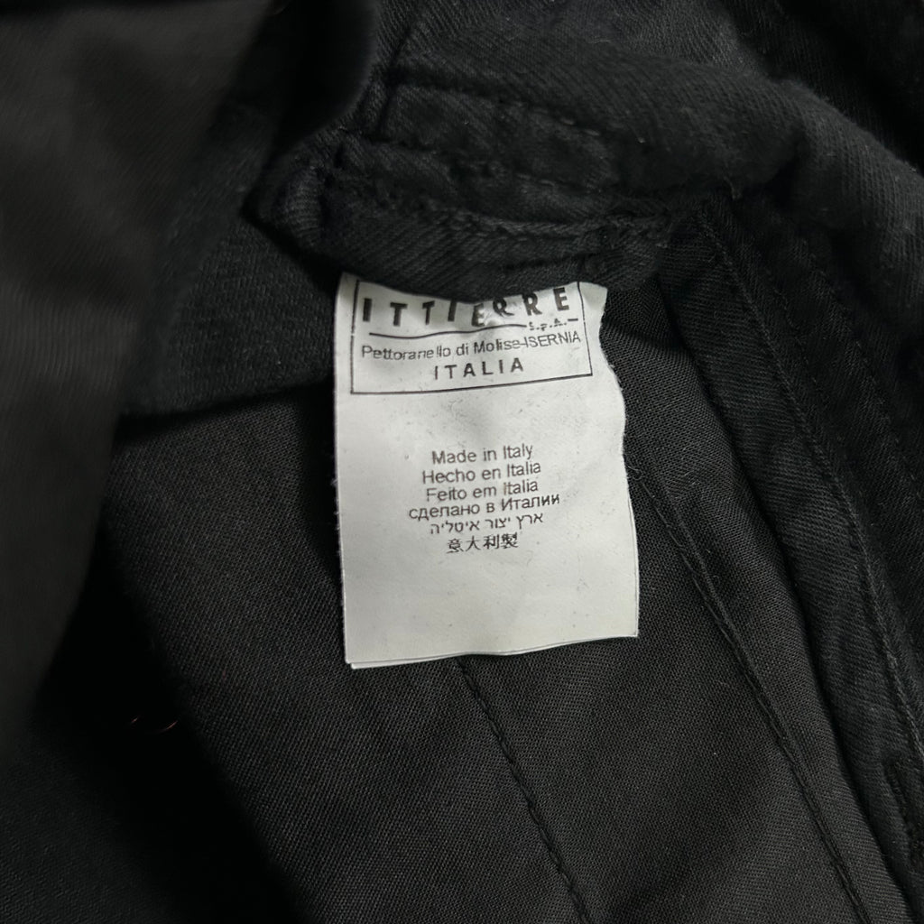 Just Cavalli 2000's Black Cargo Bondage Pants