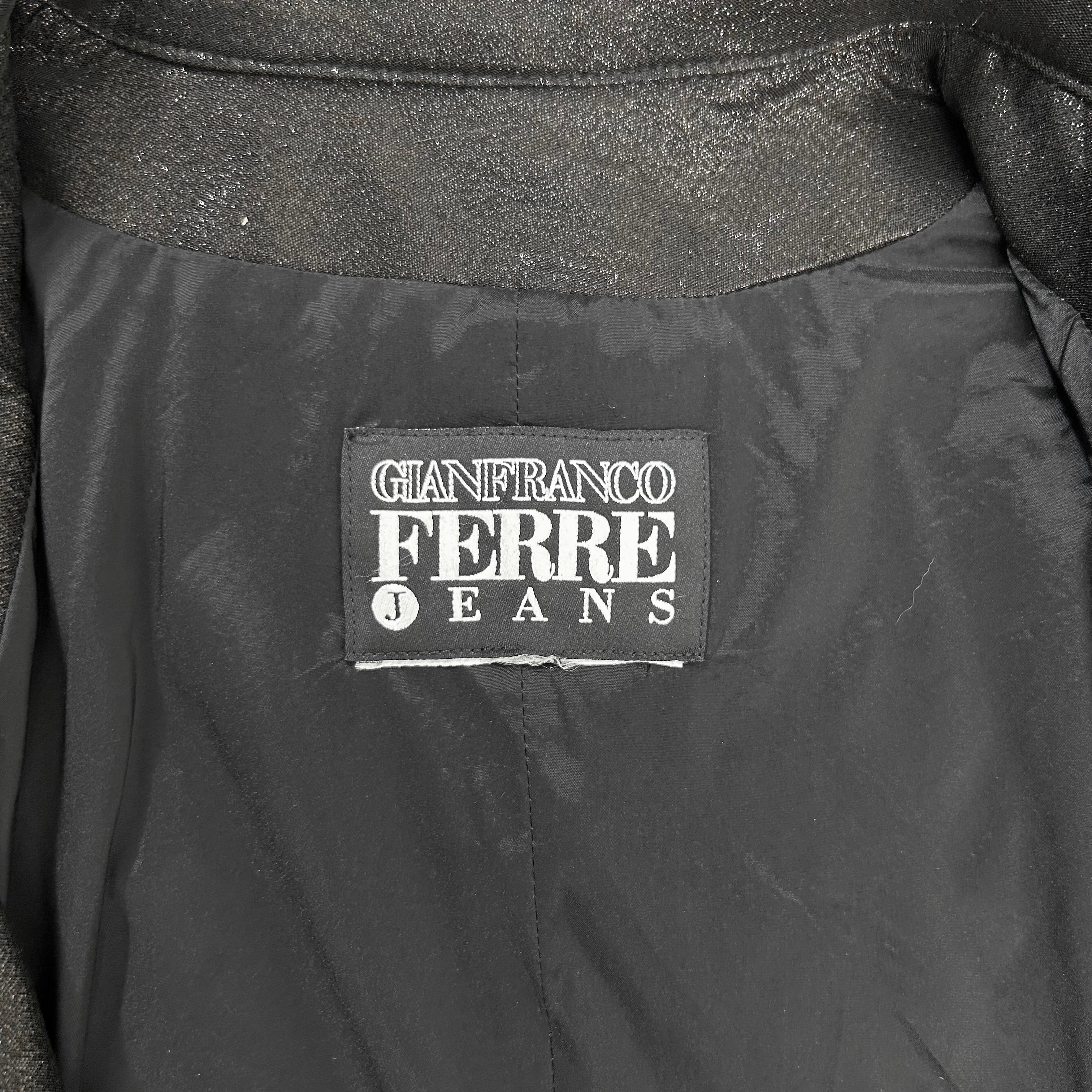 Gianfranco Ferré Black Glitter Jacket