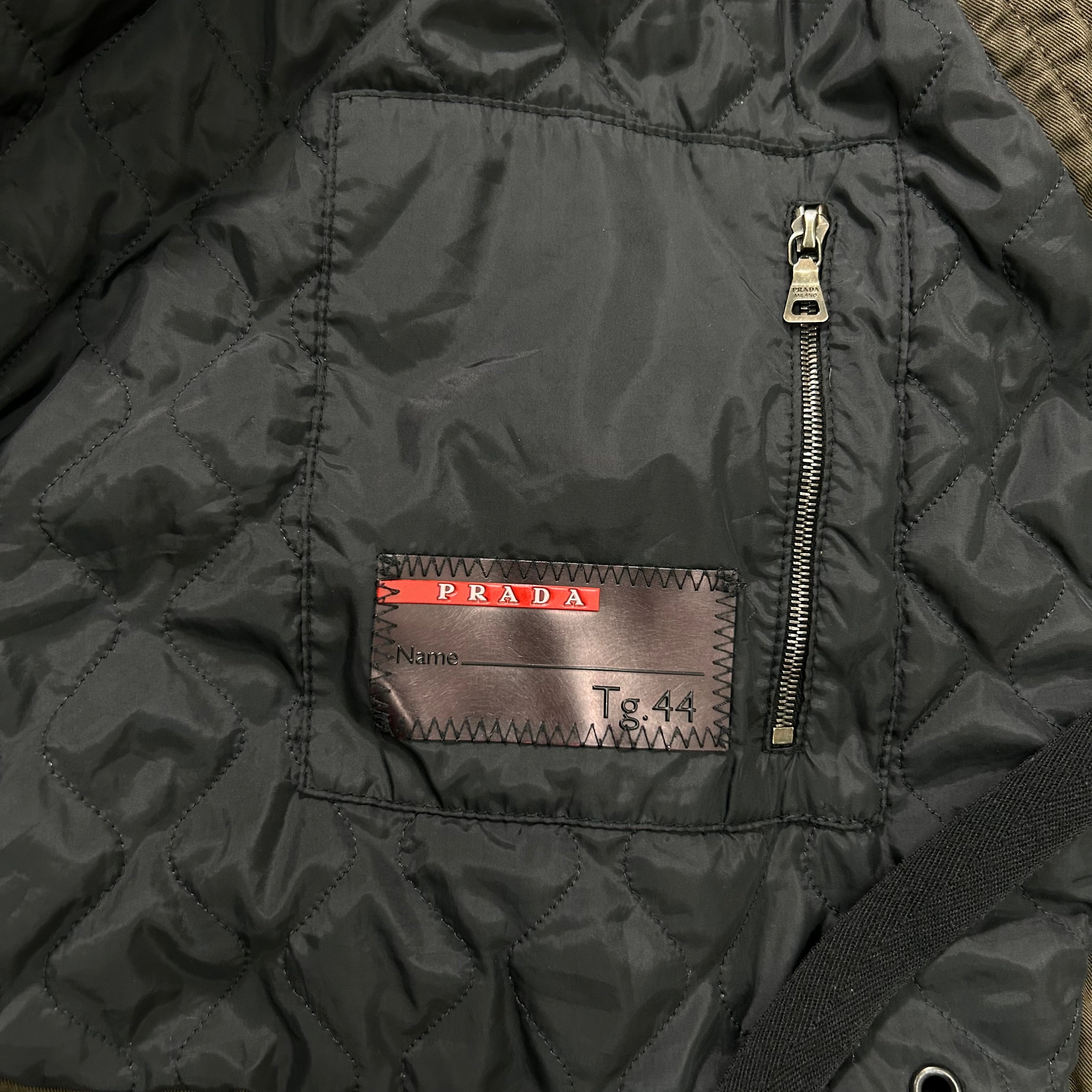 Prada Kimono Double Layer Green Jacket