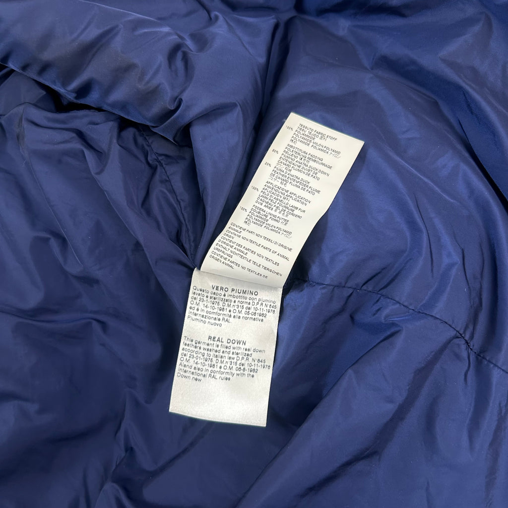 Dsquared2 Neck Fur Royal Blue Coat