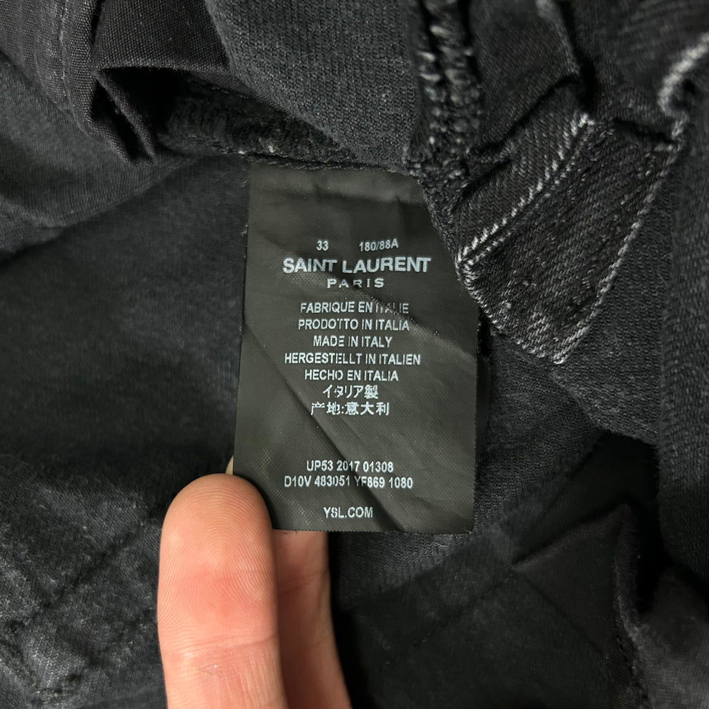 Saint Laurent D14 "Hand Stitched" Denim Pants